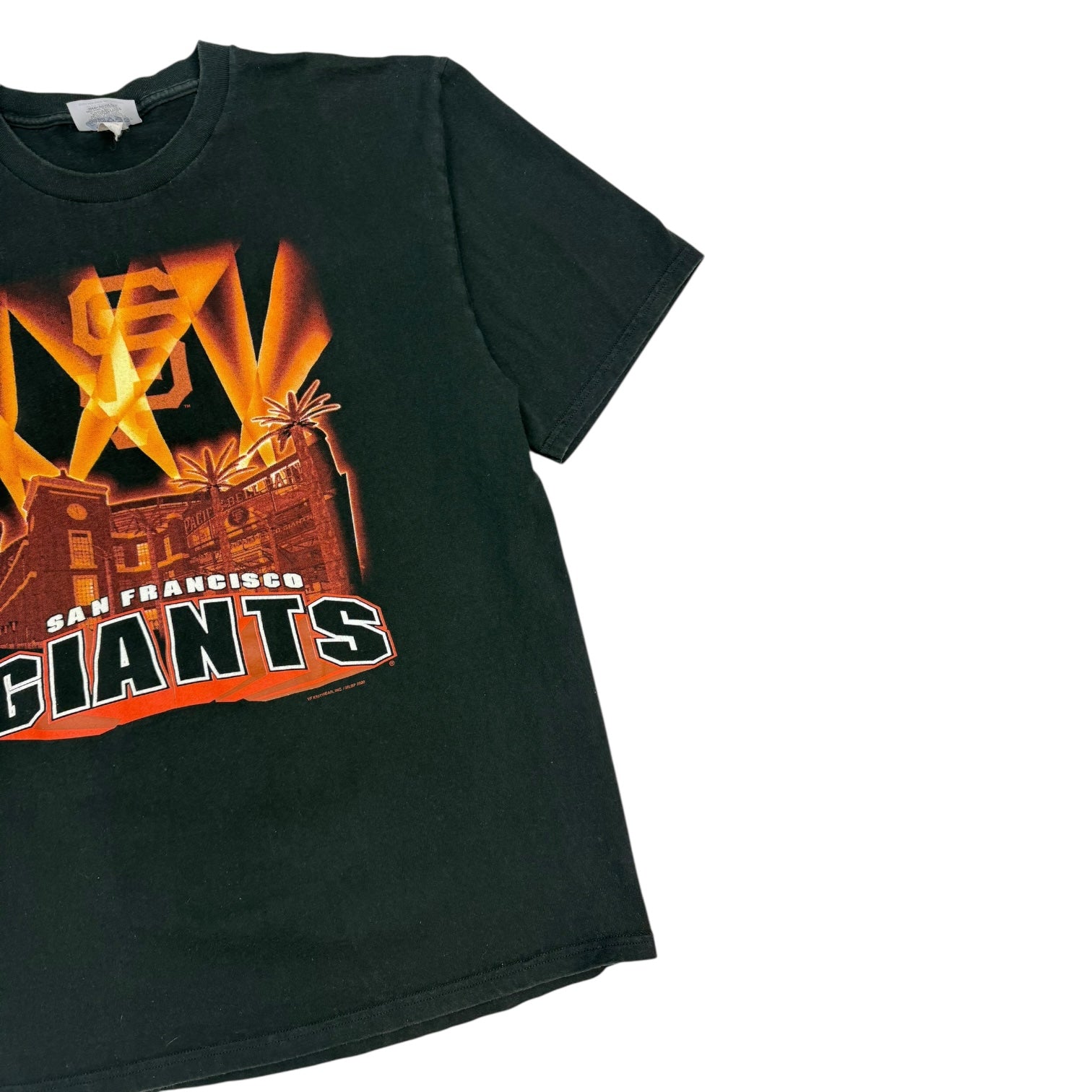 Vintage San Francisco Giants Lights T-Shirt Black
