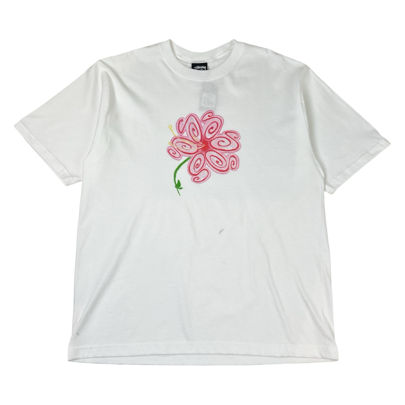 Stüssy S Flower T-Shirt White