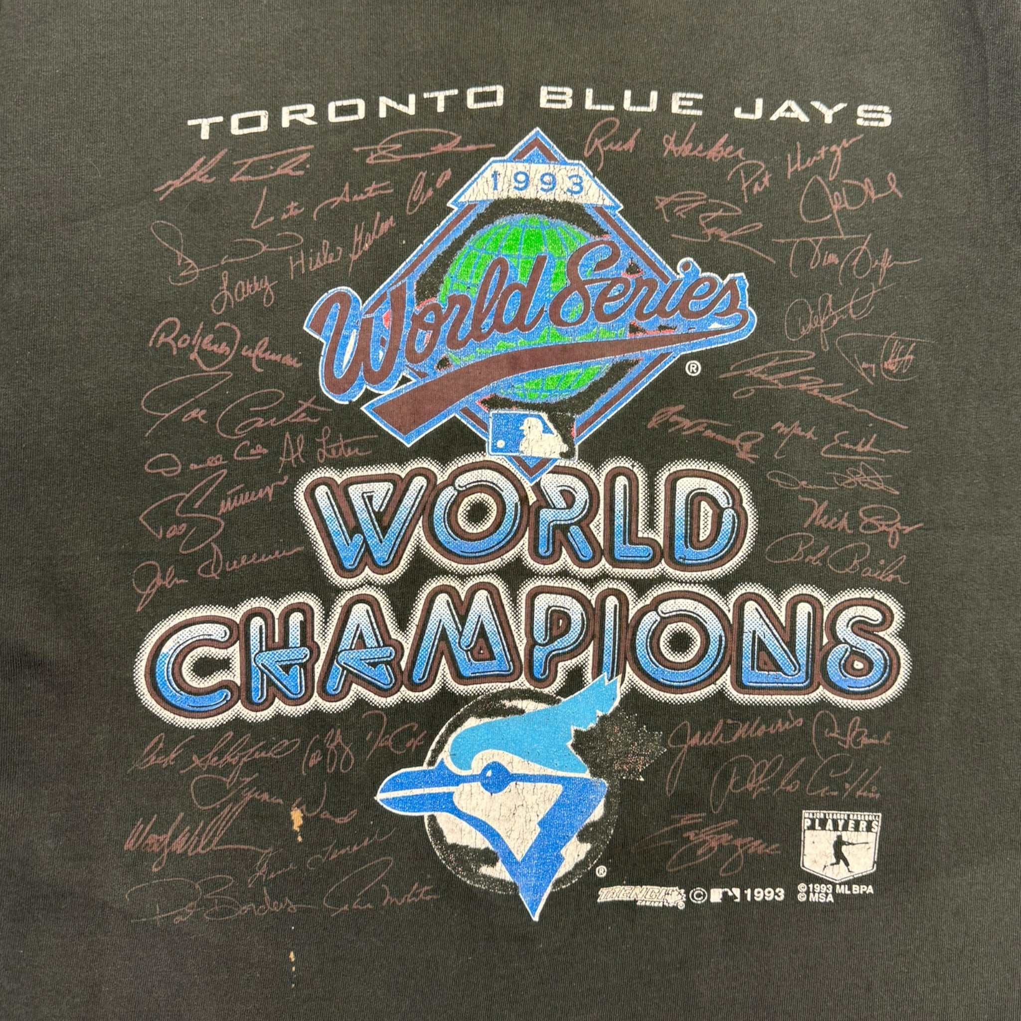 1993 Toronto Blue Jays Champs Signature T-Shirt