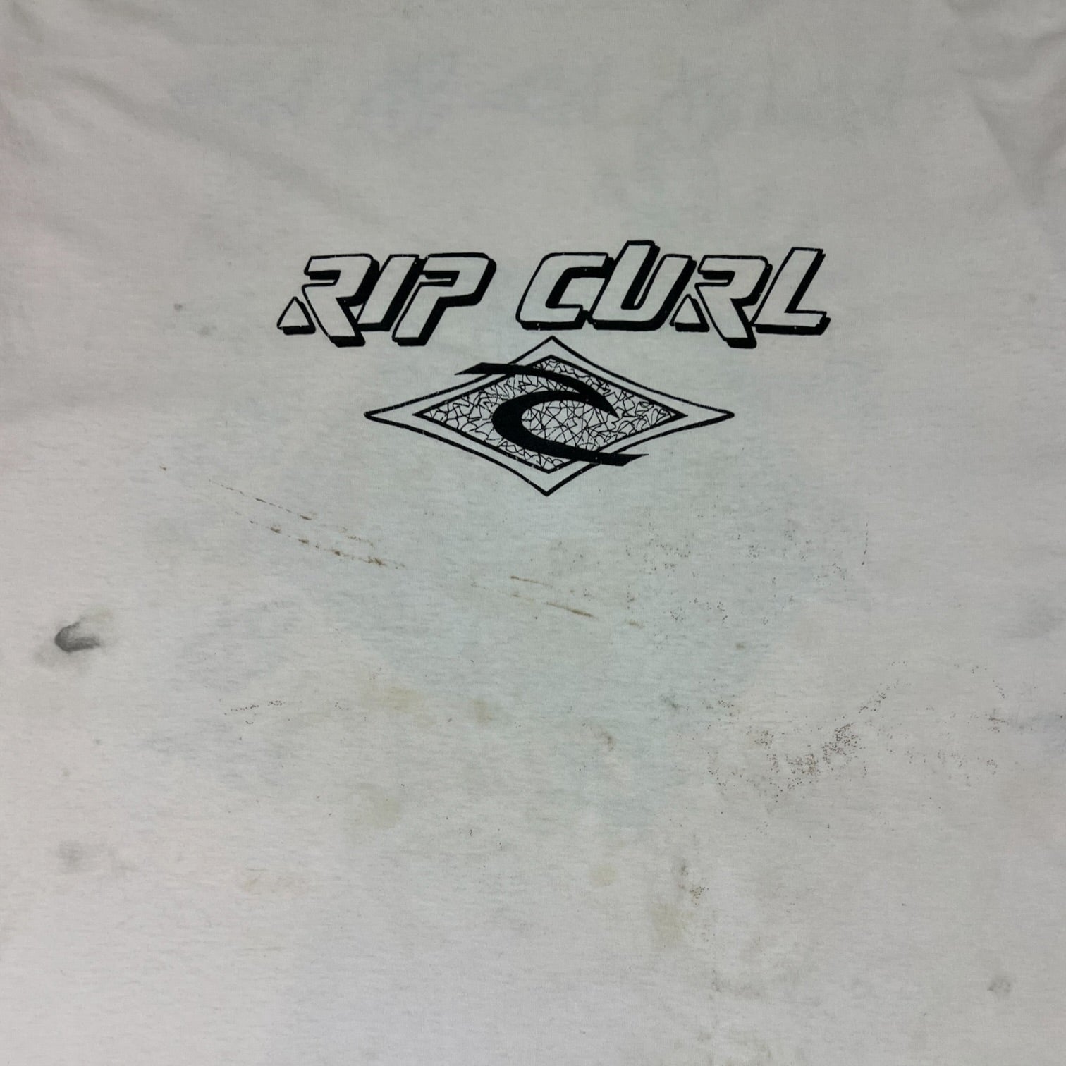 Vintage Rip Curl “Fade out Icon” T-Shirt White