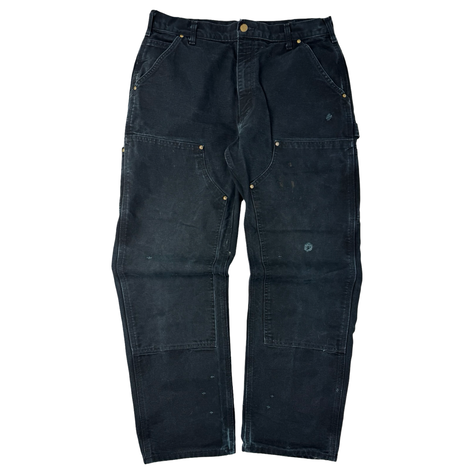 Vintage Carhartt Double Knee Bottoms Black