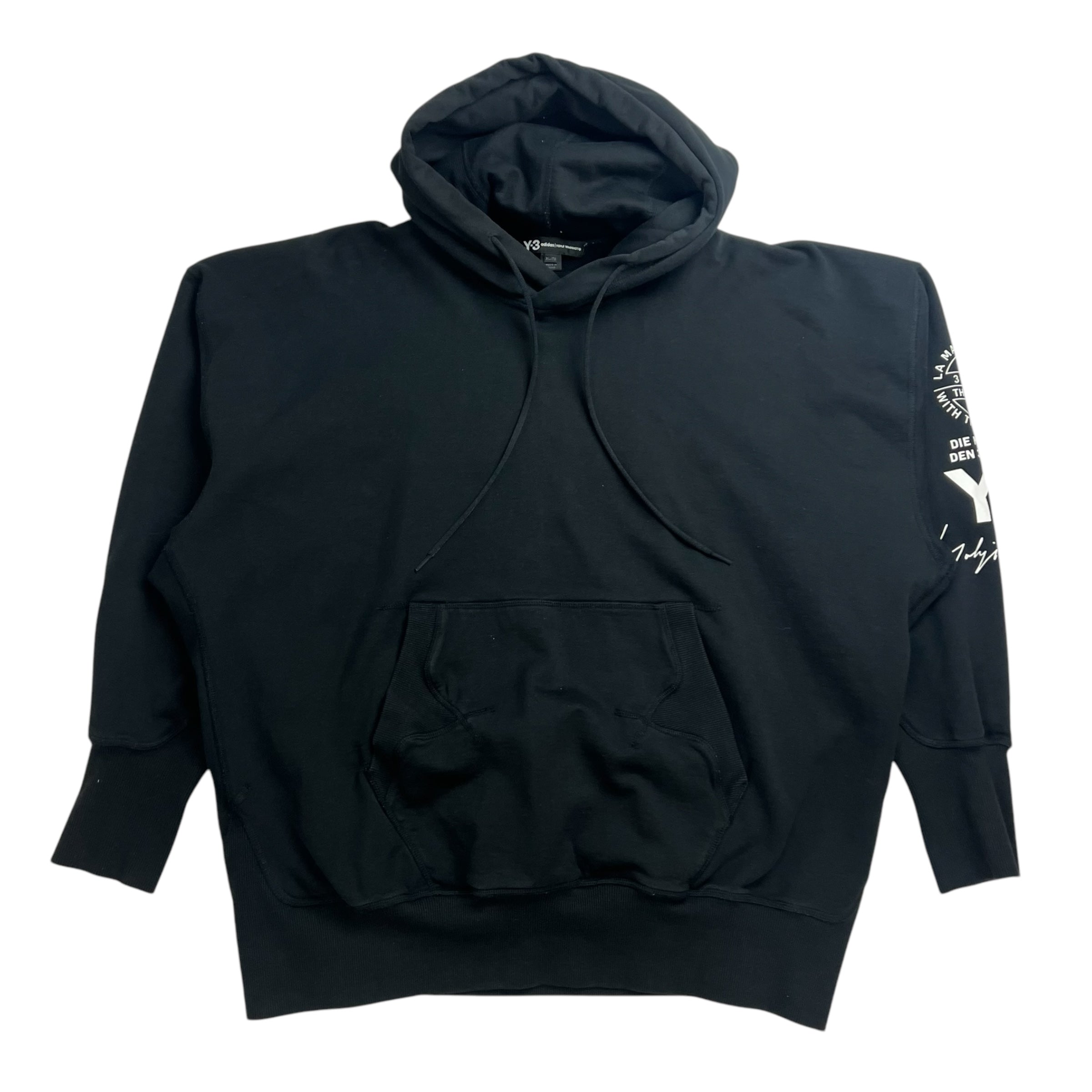 Y3 Big Silhouette Hoodie Black