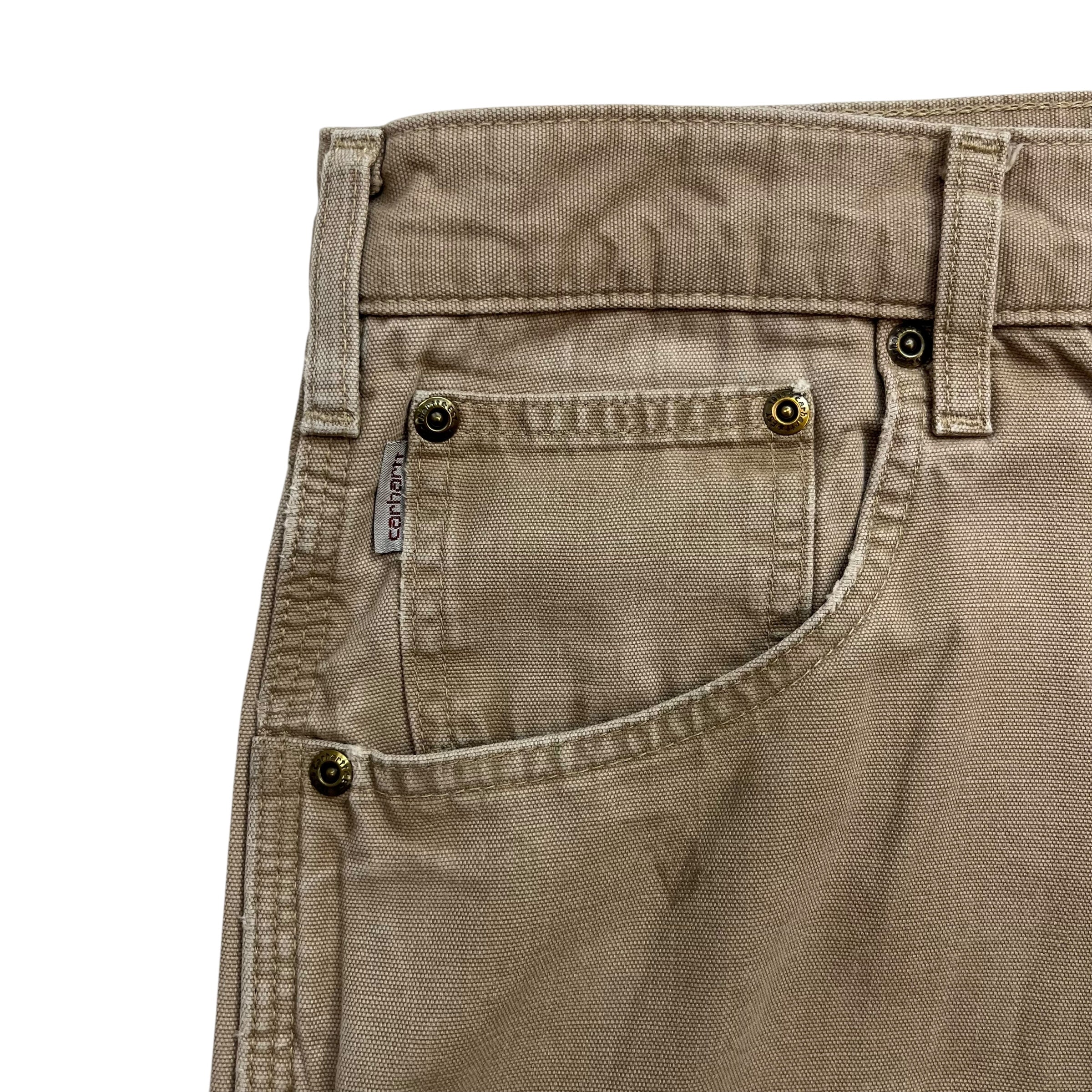 Vintage Carhartt Dungaree Pants Beige