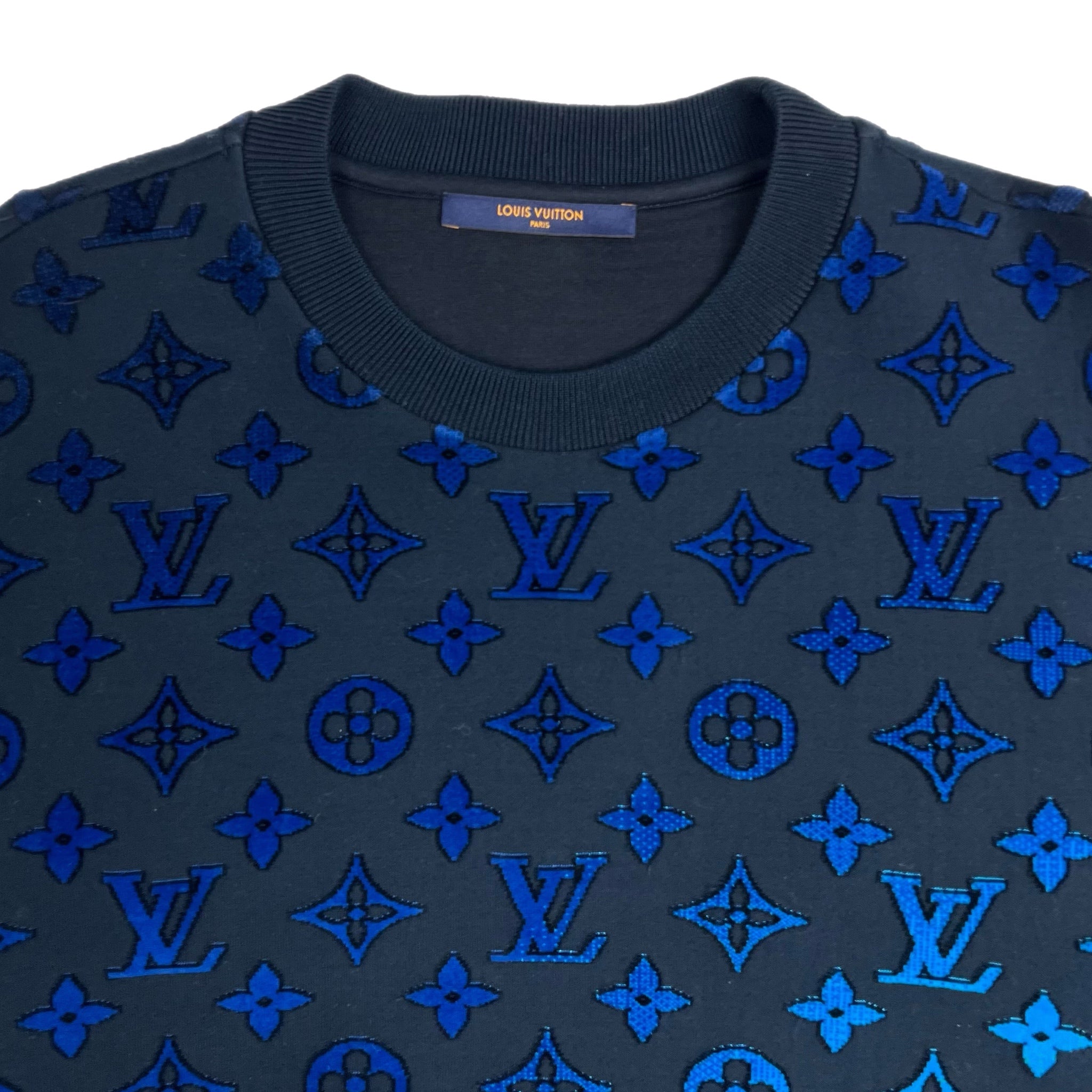 Louis Vuitton Gradient Monogram Fil Coup Virgil Abloh Crewneck