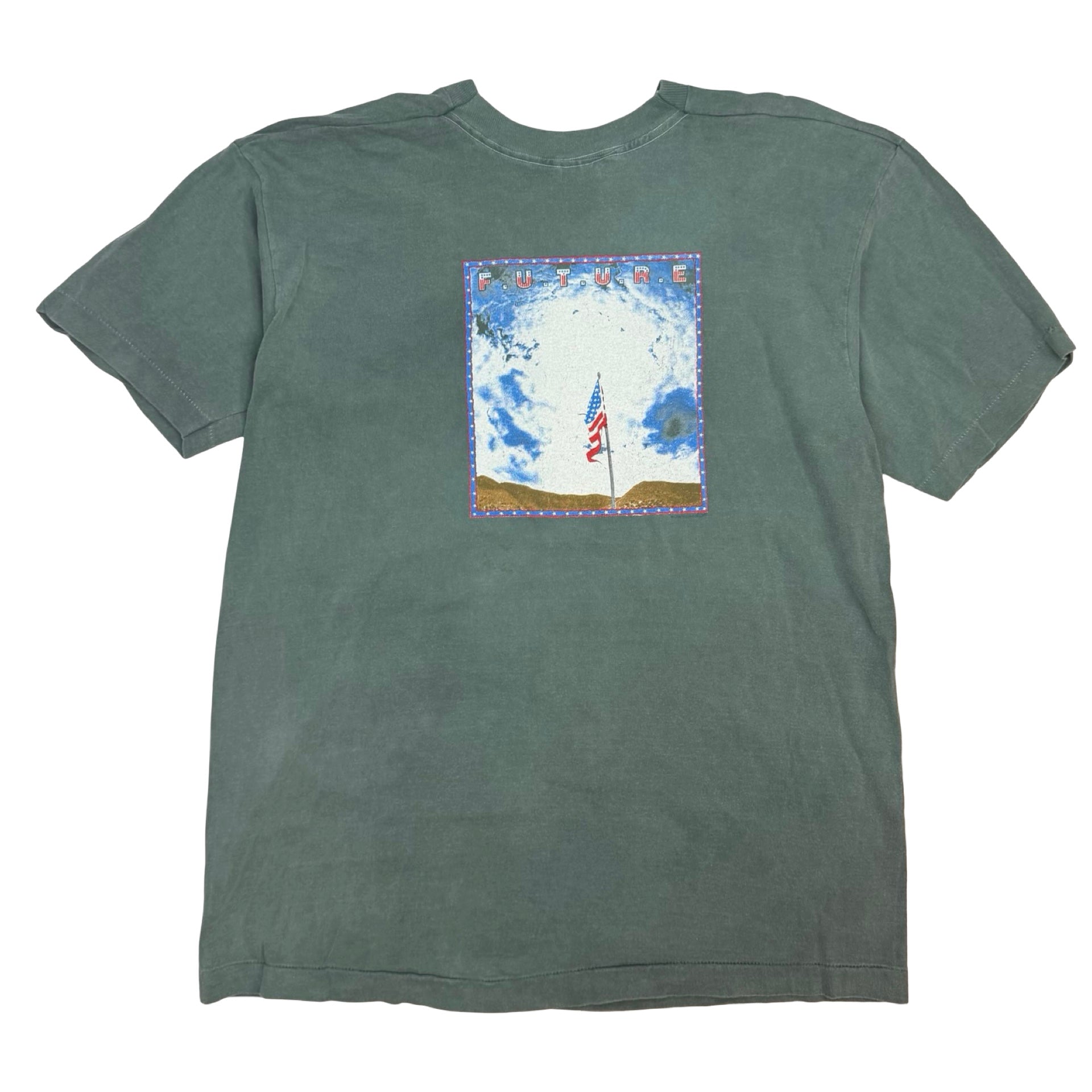 Vintage Pearl Jam Future Tee Washed Green