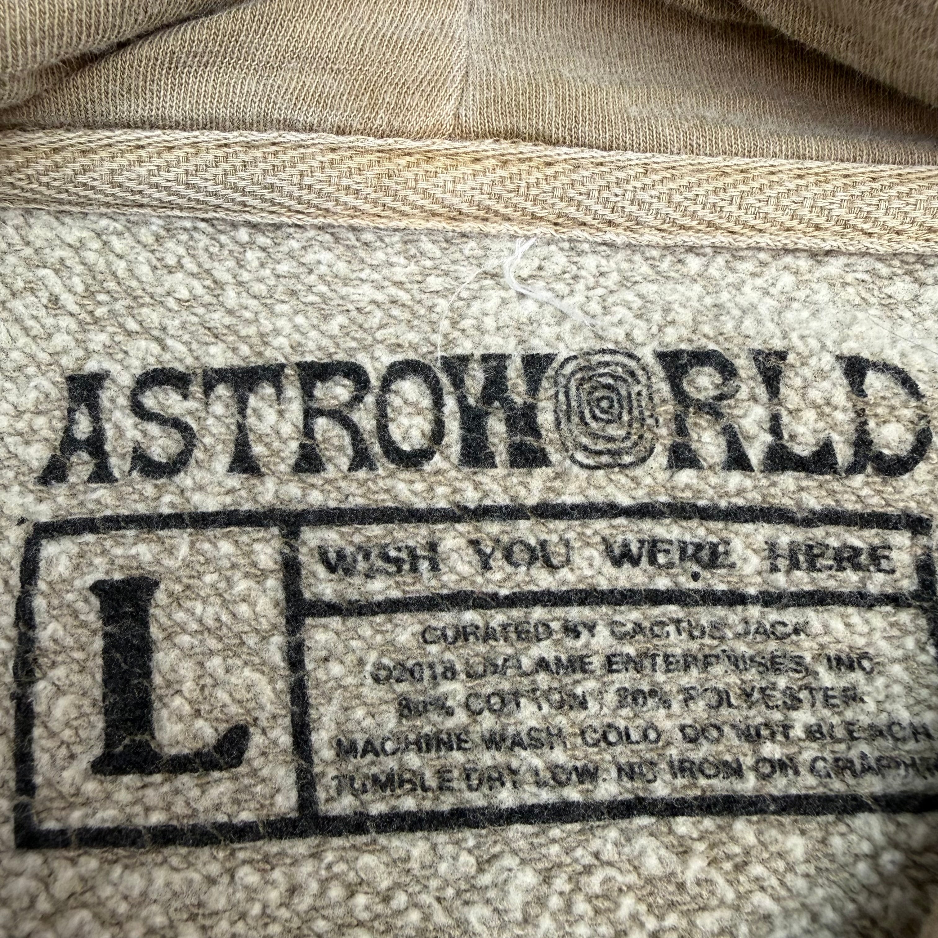 Travis Scott Astroworld “Look Mom I Can Fly” Hoodie Brown