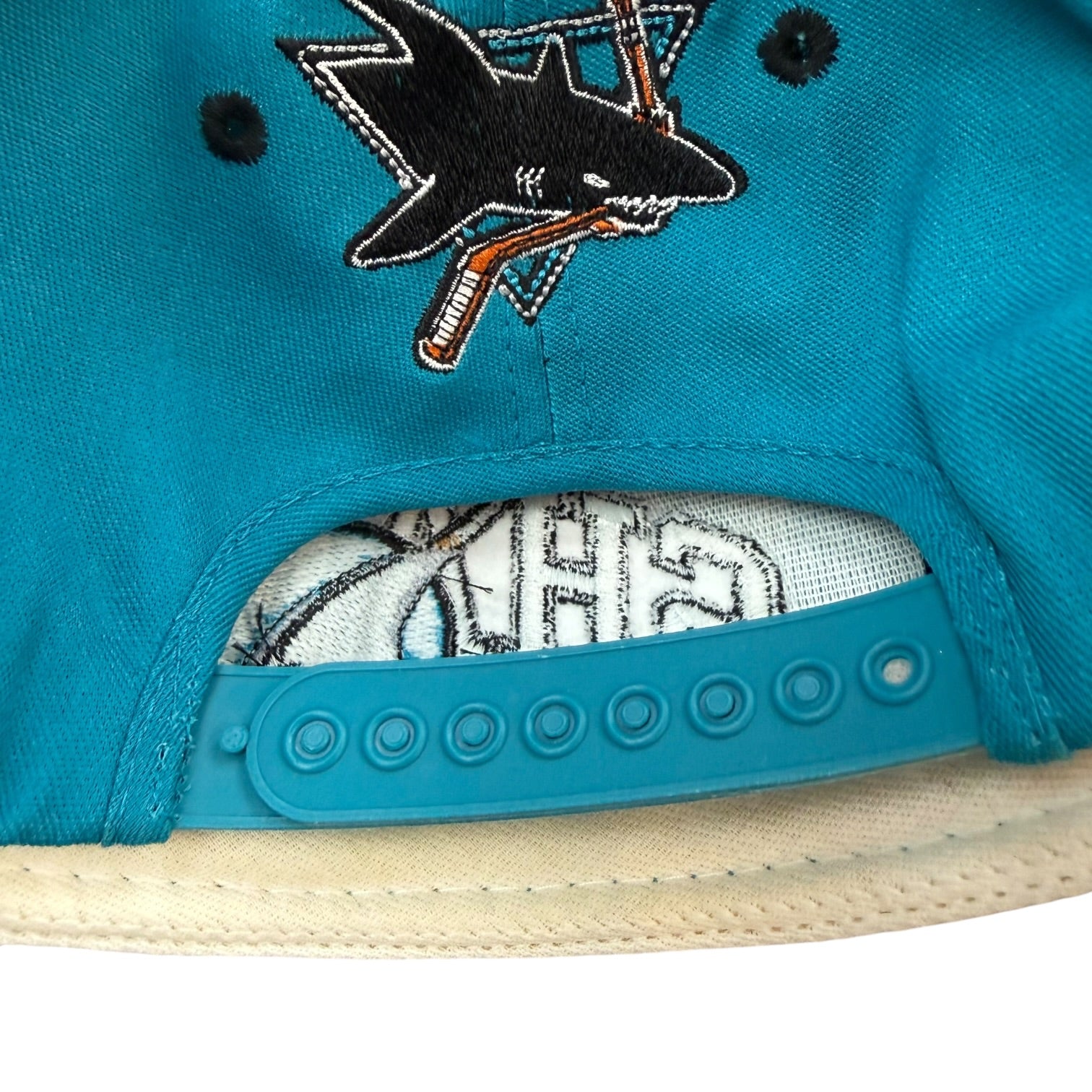 Vintage San Jose Sharks SnapBack Hat Blue/Black