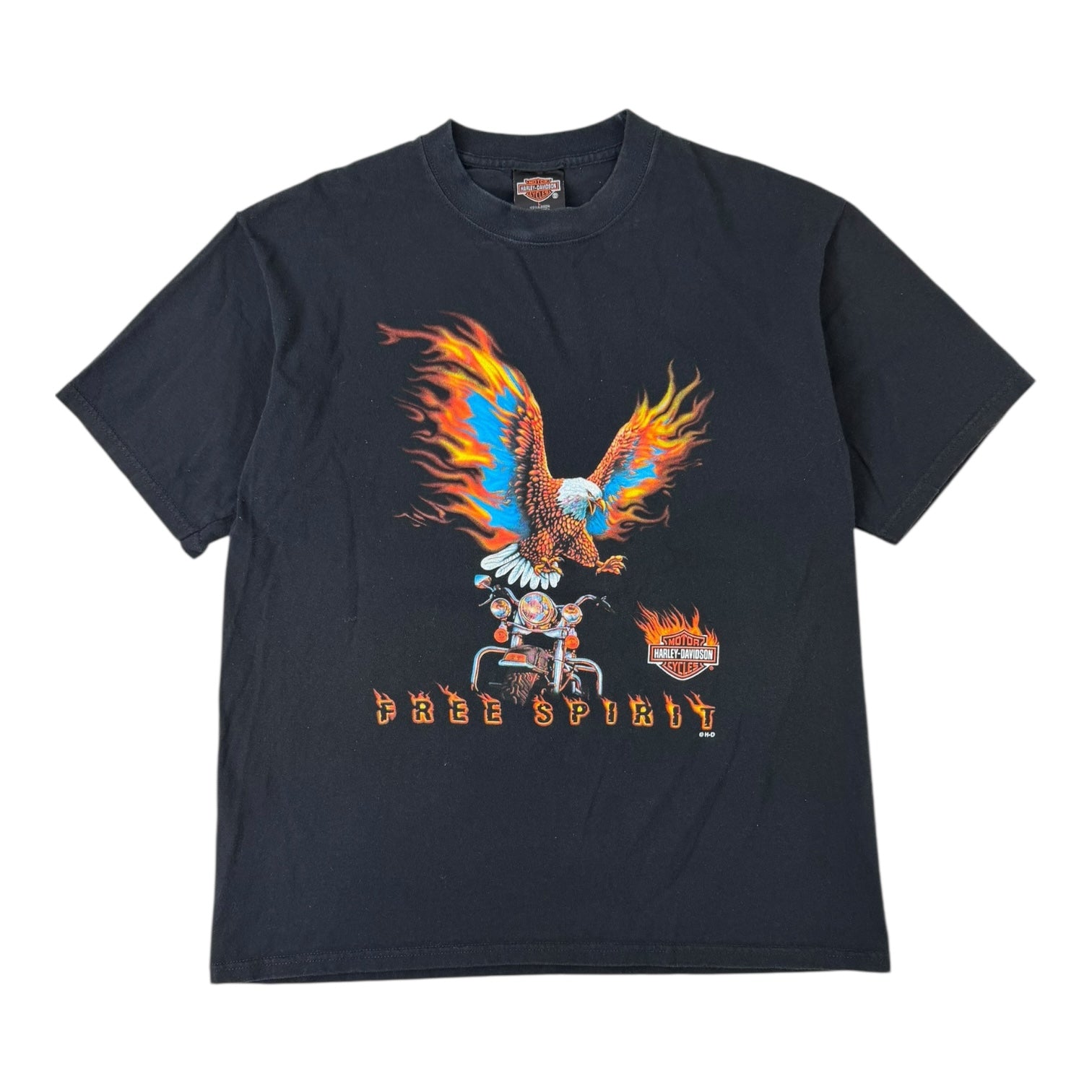 Vintage Harley Davidson Free Spirit Cancun Mexico T-Shirt Black