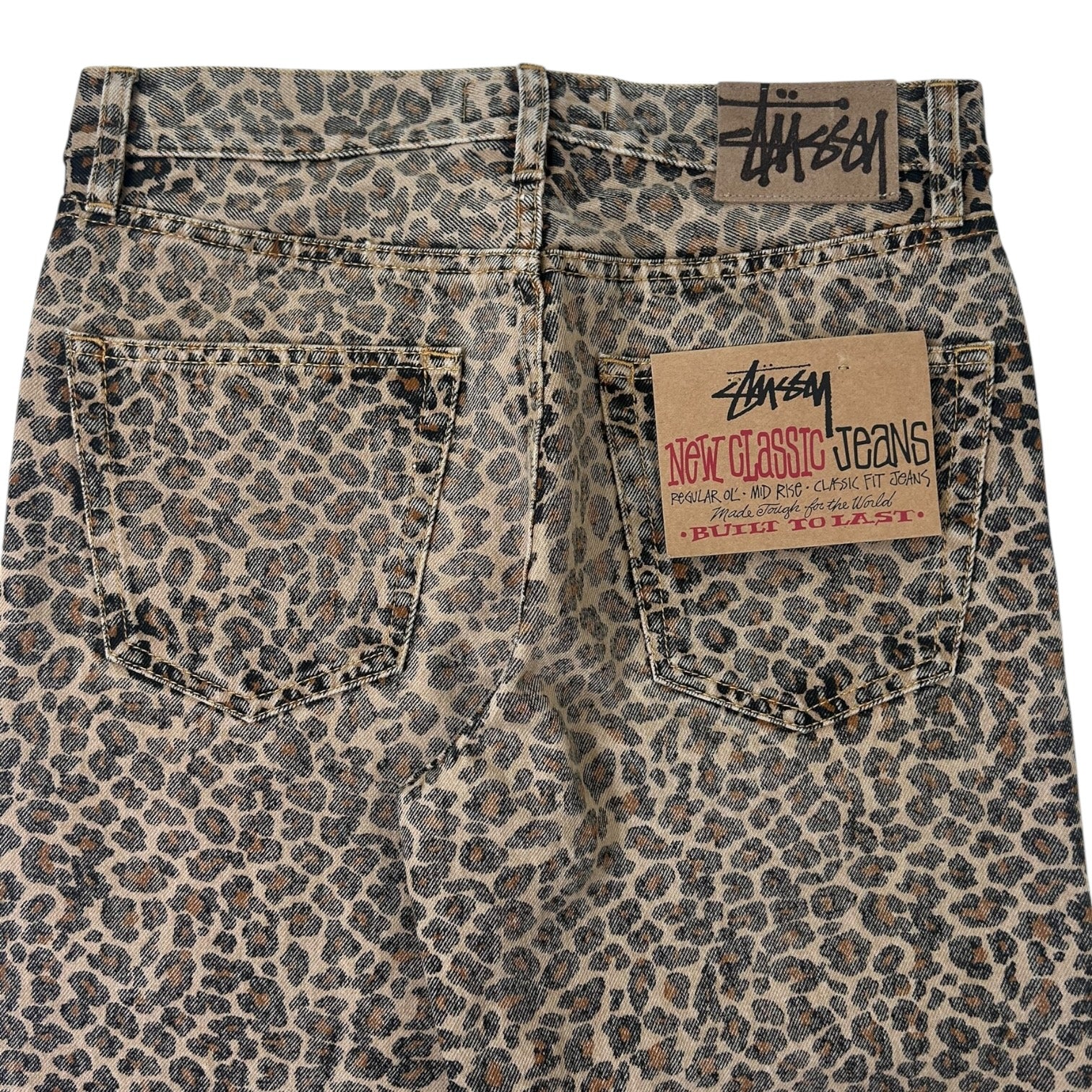 Stussy New Classic Jeans Leopard