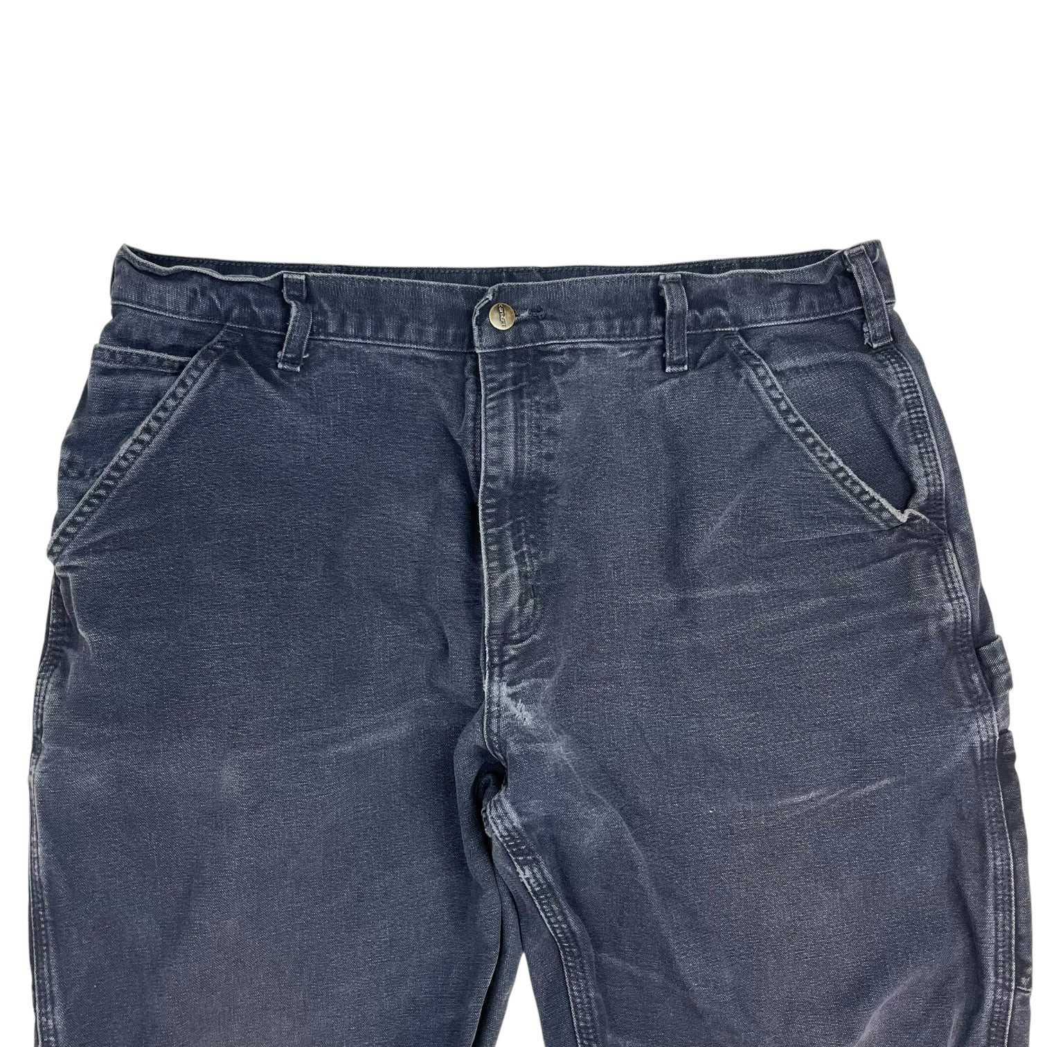 Vintage Carhartt Dungaree Pants Faded Black/Blue
