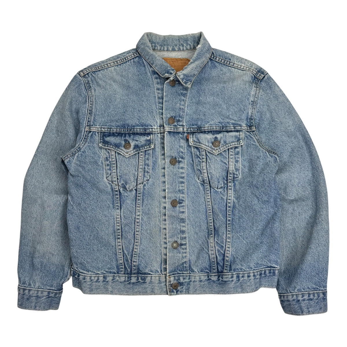 Vintage Levi’s Orange Tab Denim Button Up Jacket Light Wash