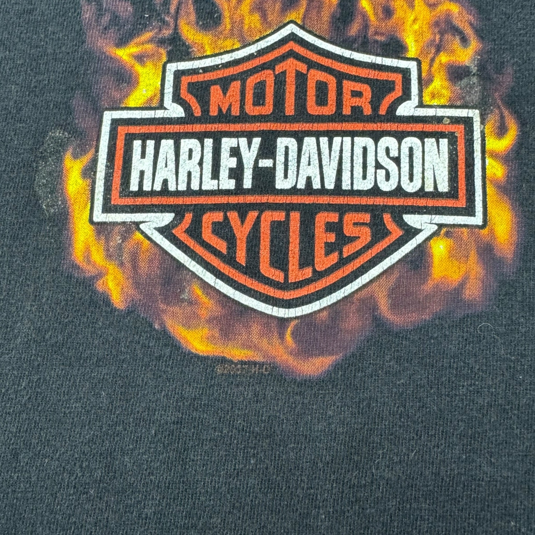2007 Harley Davidson Germany Flame L/S Tee