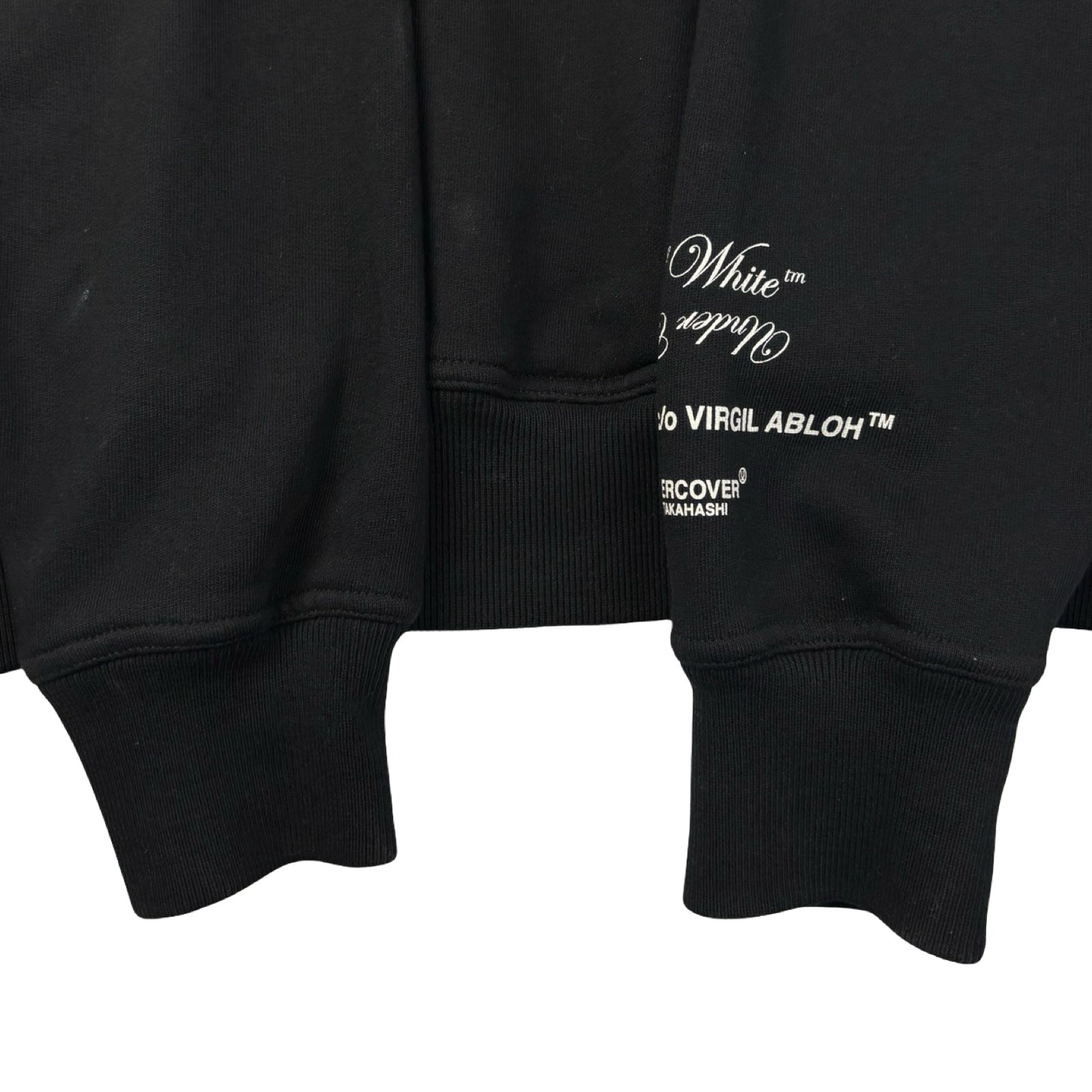Off White X Undercover Skeleton Pullover Hoodie Black
