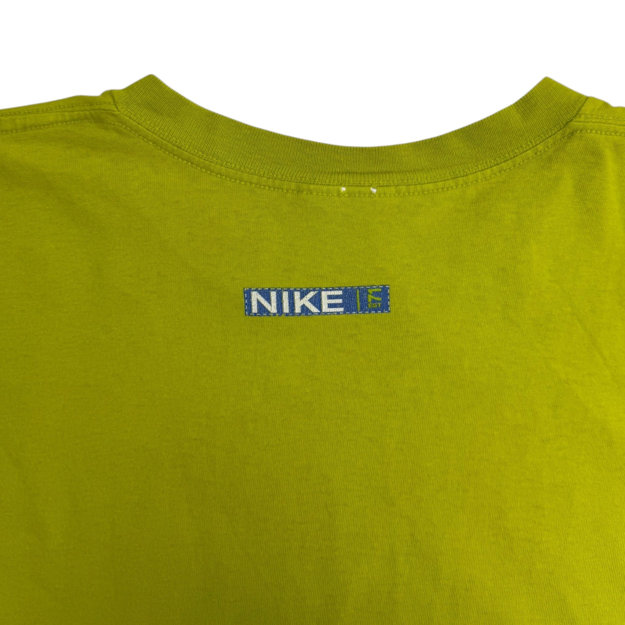Vintage 90s Nike T-Shirt Highlighter Lime