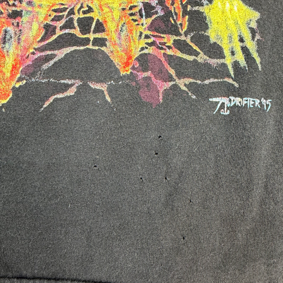 Vintage Disciples Of Power Longsleeve Faded Black