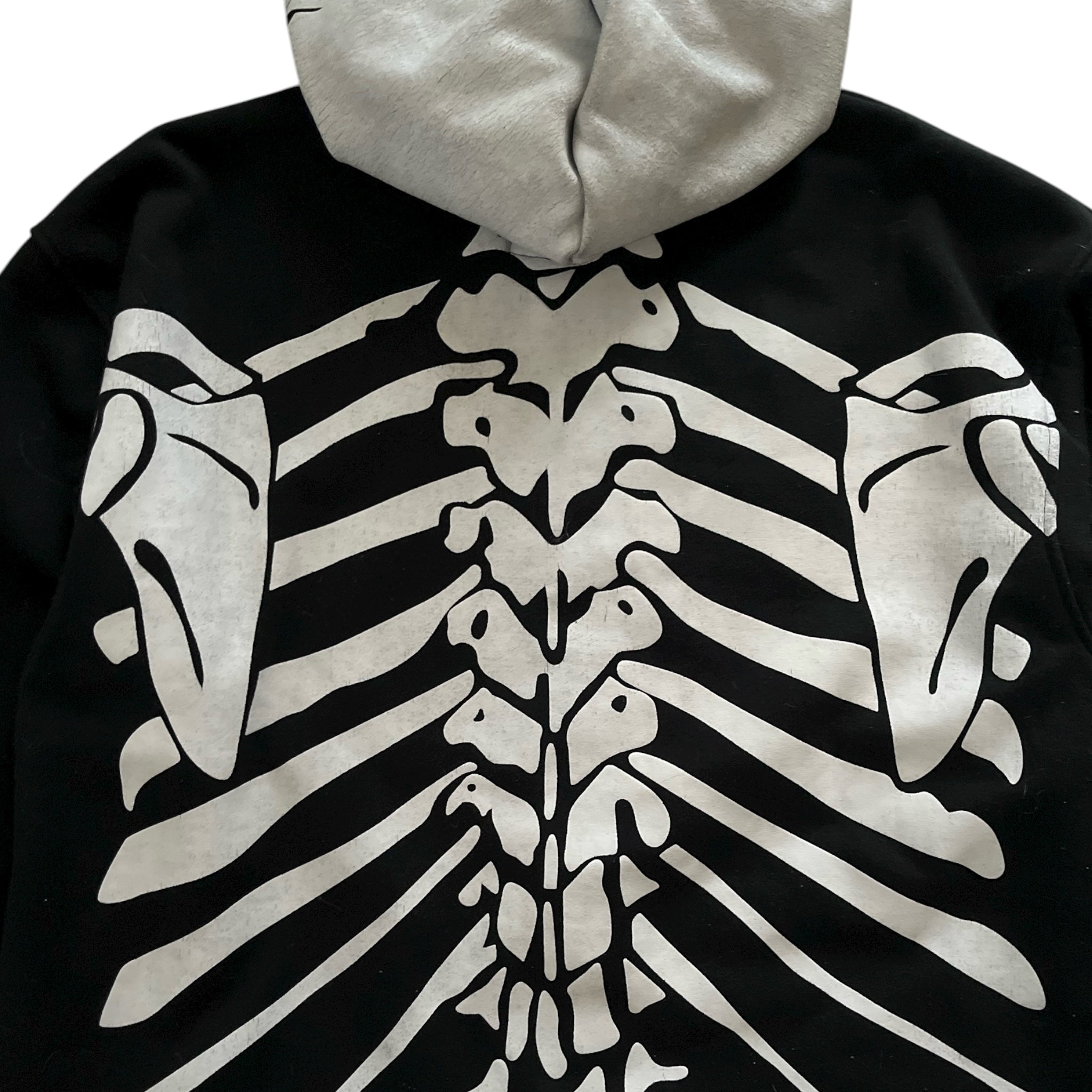 Vintage Y2K Mecca Jeans Skeleton Full Zip Hoodie