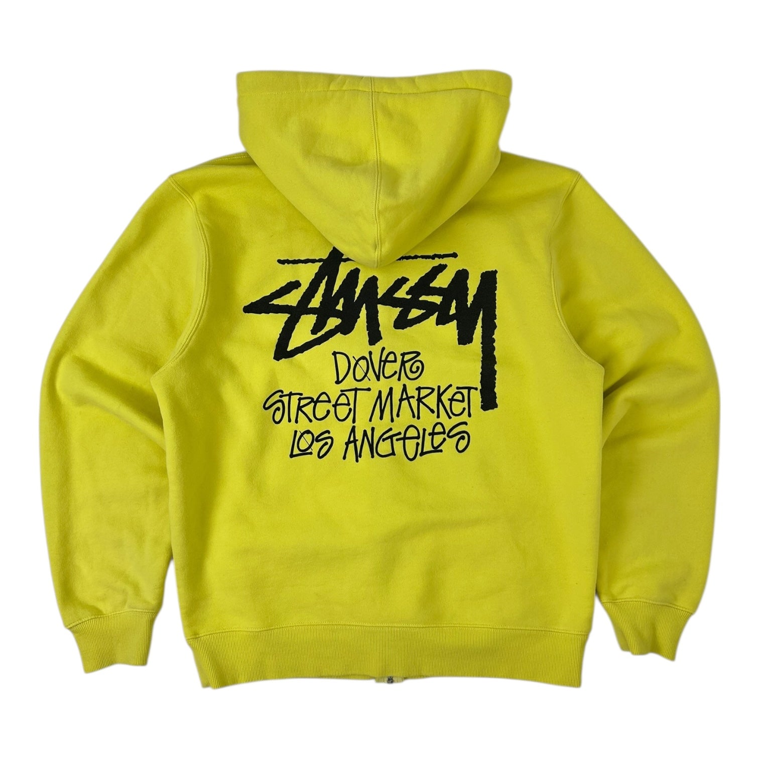 Stussy Chapter Dover Street Market Zip Hoodie Lemon
