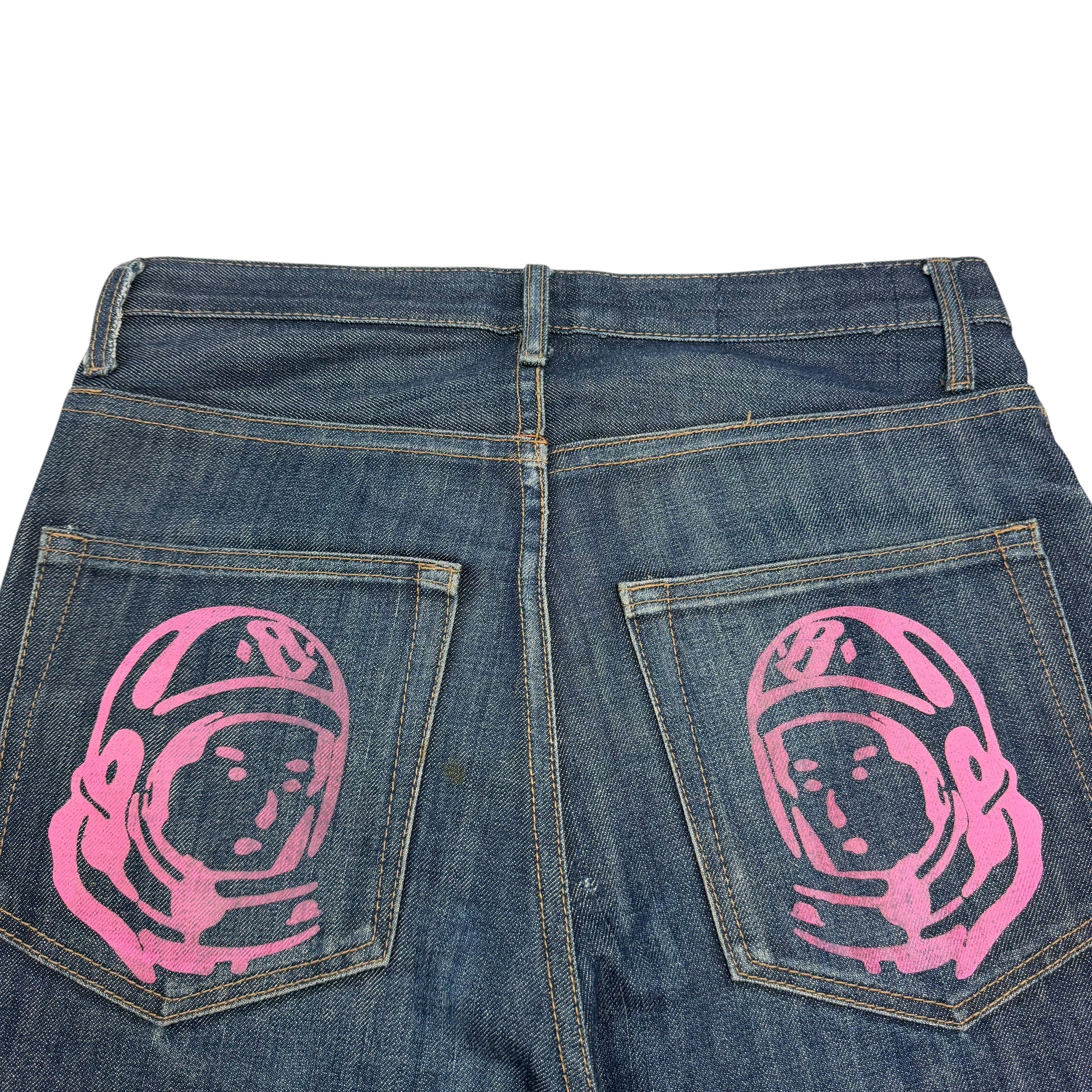 Billionaire Boys Club Running Dog Raw Denim Jeans Navy