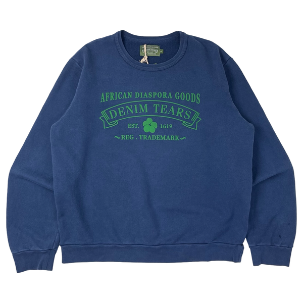 Denim Tears ADG Crewneck Navy/Green