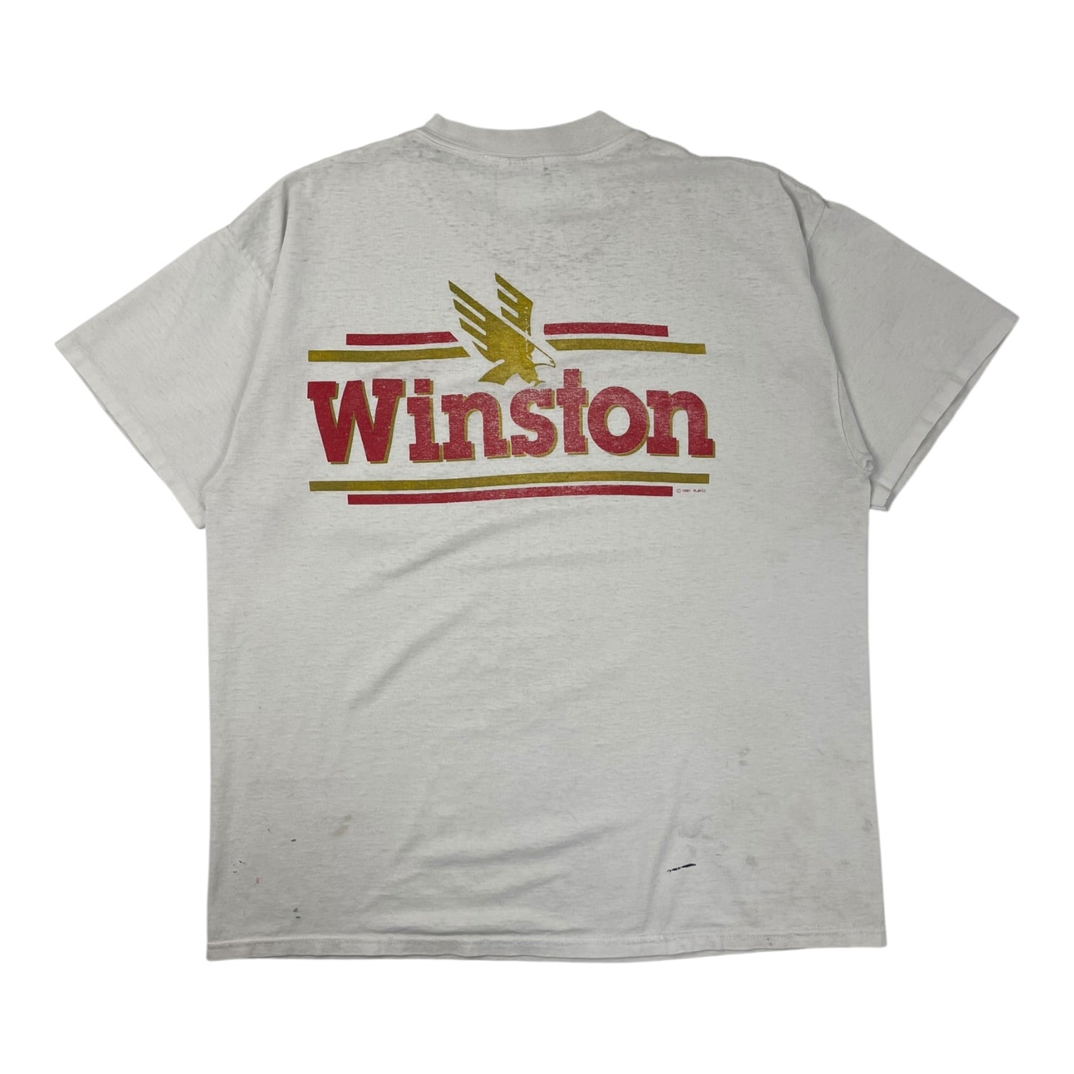 1992 Winston Cigarettes Summer Promo T-Shirt White