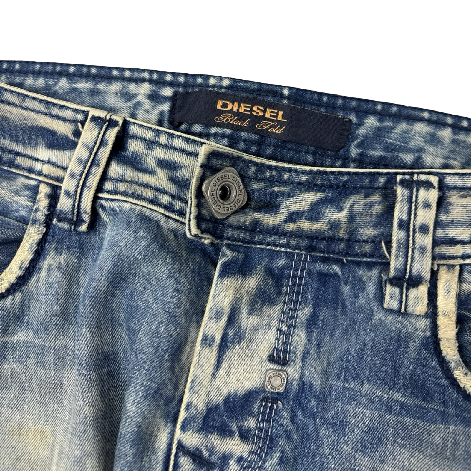 Diesel Black Label Denim Bottoms Acid Blue