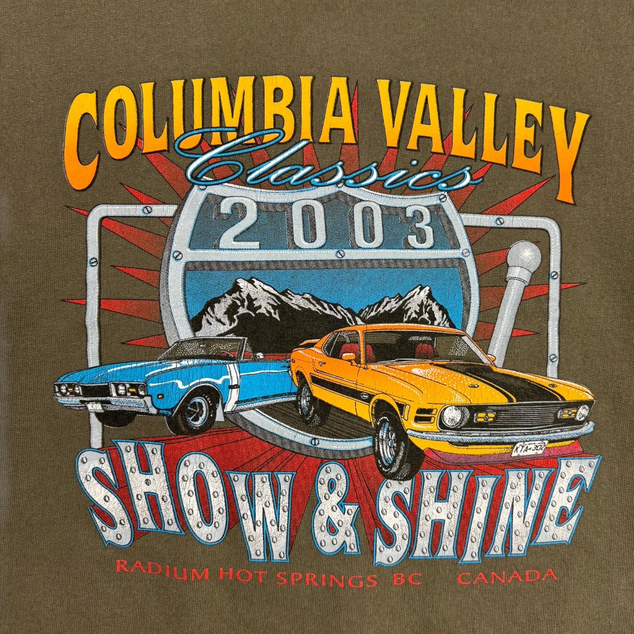 2003 Columbia Valley Show & Shine Crewneck Olive