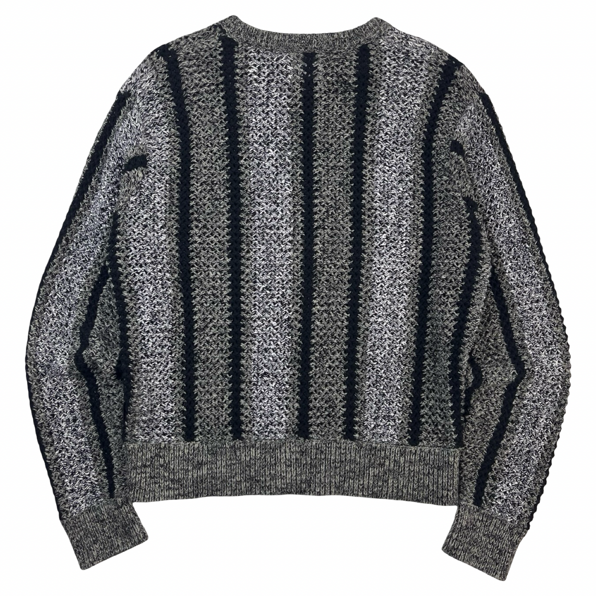 Stussy Baja Loose Gauge Sweater Black