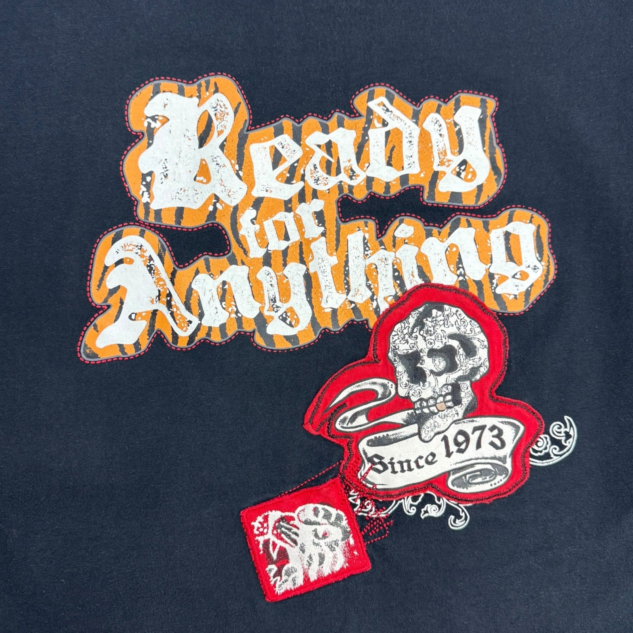 Y2K Pepe Jeans “Defender of Faith” Embellished Longsleeve T-Shirt
