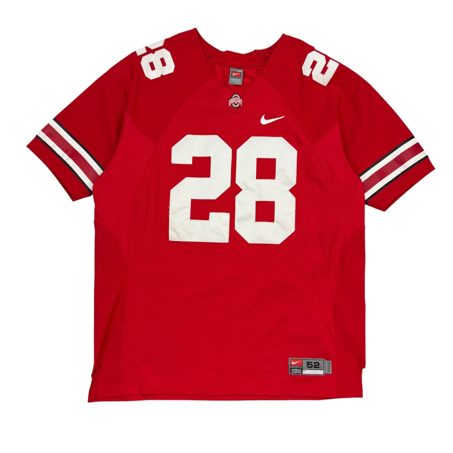 Vintage Ohio State University Beanie Wells Jersey Red