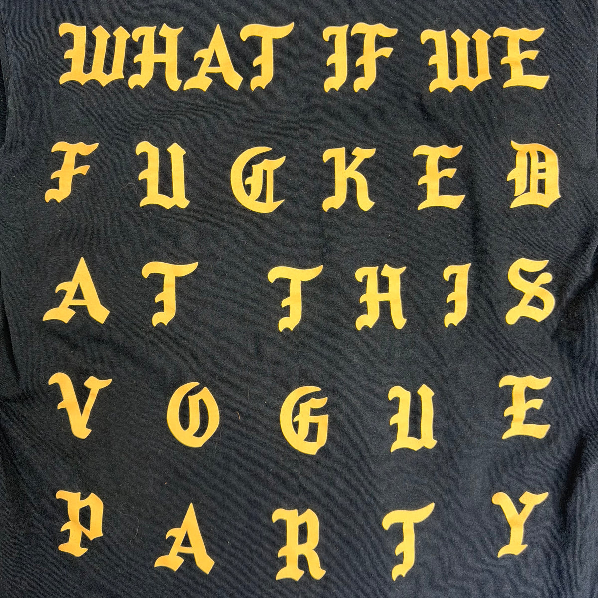 2016 Kanye West The Life Of Pablo Paris Longsleeve Black