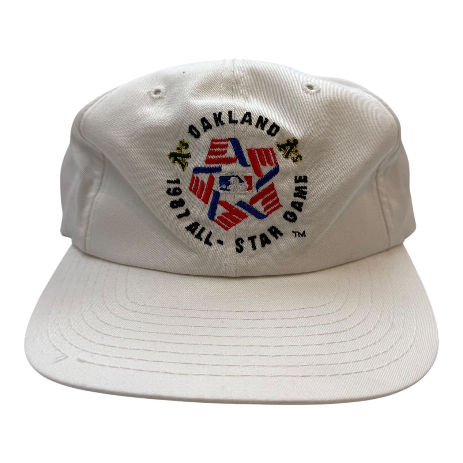 1987 Oakland A’s All Star Game Hat White