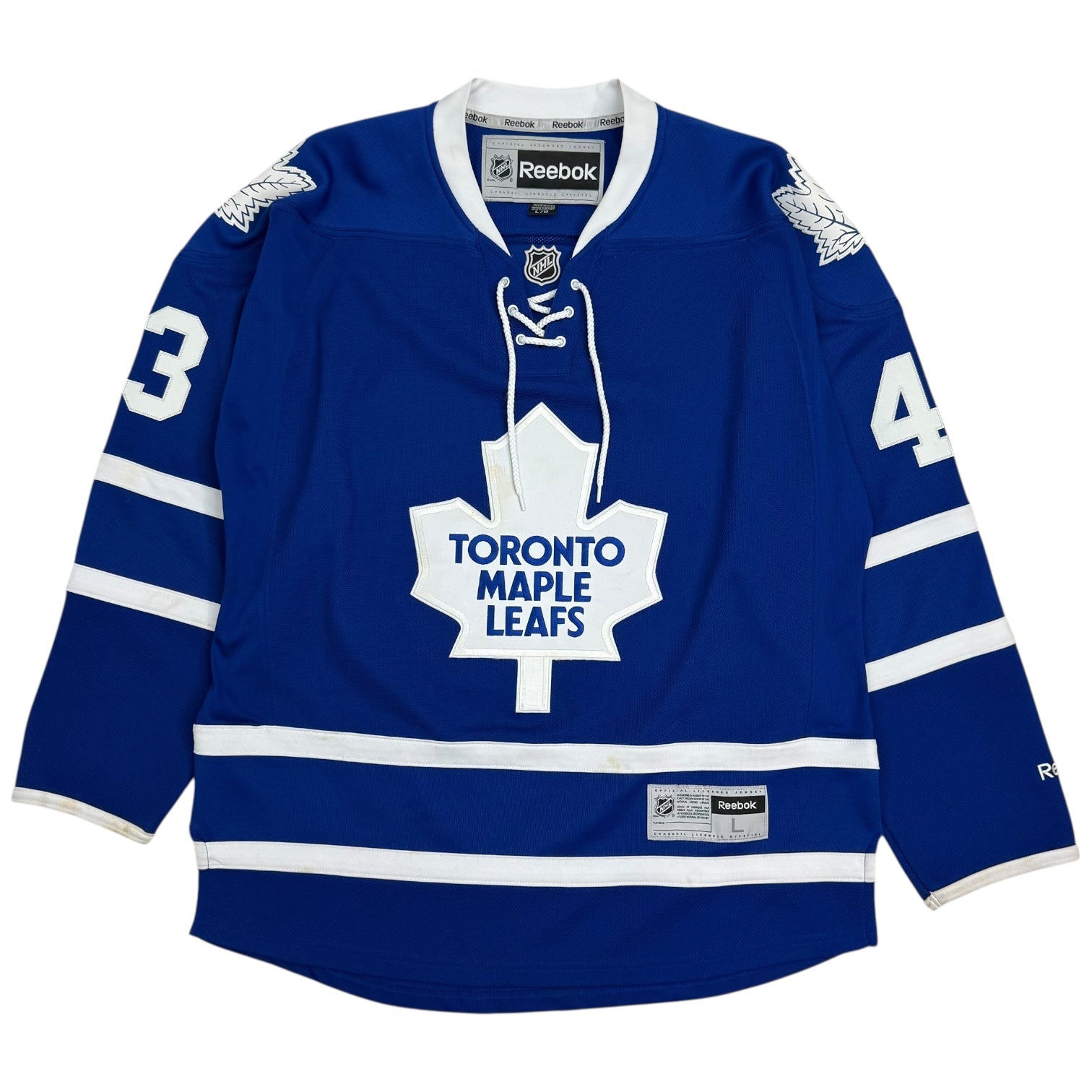 Vintage Reebok Toronto Maple Leafs Nazem Kadri Home Jersey Blue