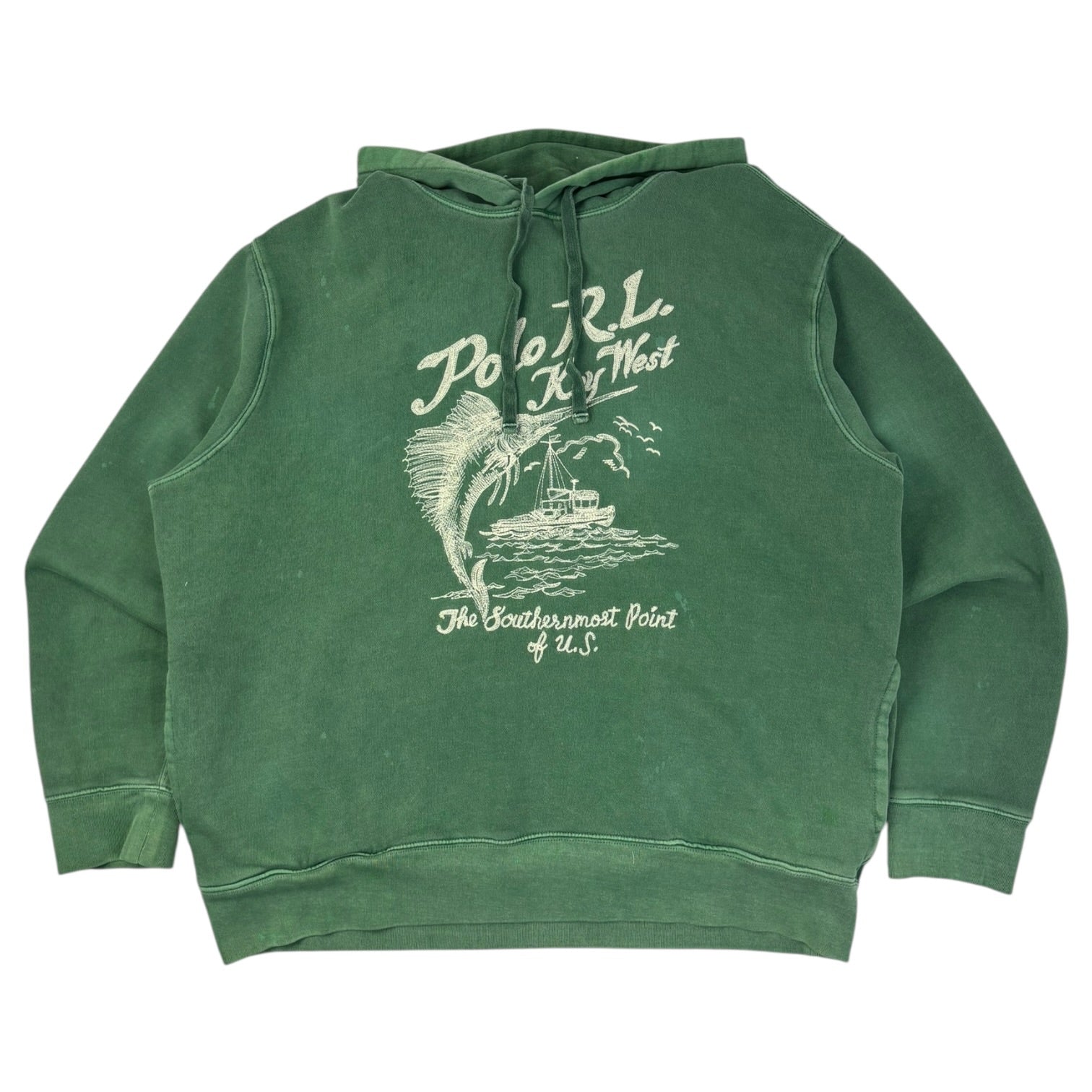 Polo Ralph Lauren Chain Stitched Key West Hoodie Green