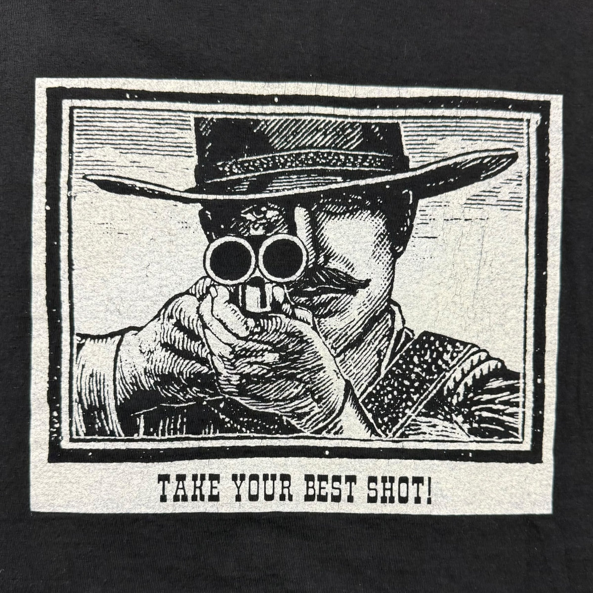 Vintage Double Barrel Meat Snacks “Take Your Best Shot” Tee Black