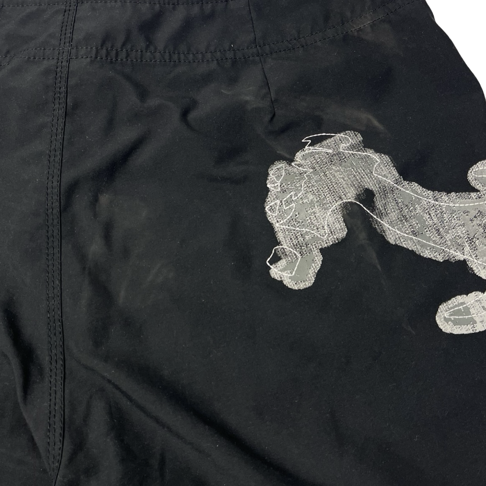 Vintage Y2K Oakley Skull Embroidered Board Shorts