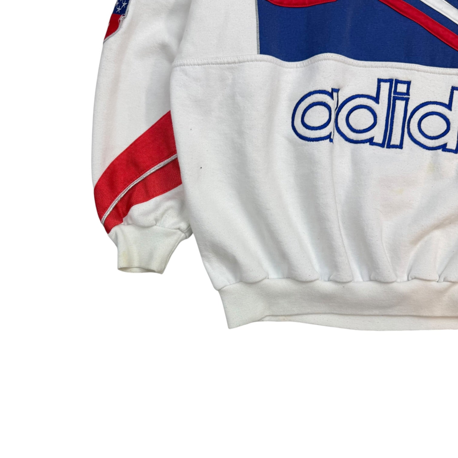 Vintage Adidas 1980 Olympic Winter Games Lake Placid Crewneck White