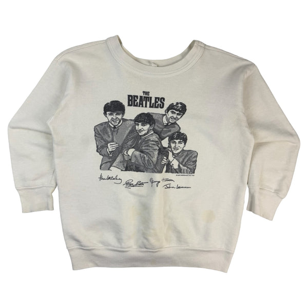 1983 The Beatles Portrait Crewneck Sweatshirt Cream