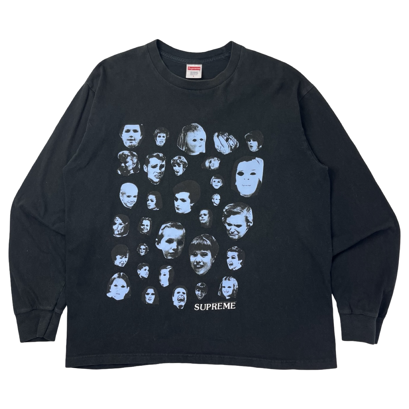 Supreme Faces L/S T-Shirt Black