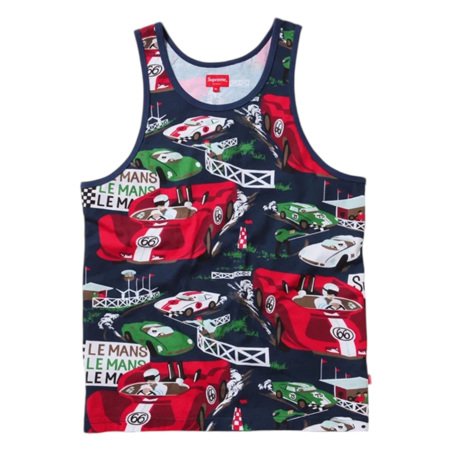 2013 Supreme Le Mans Tank Top Navy