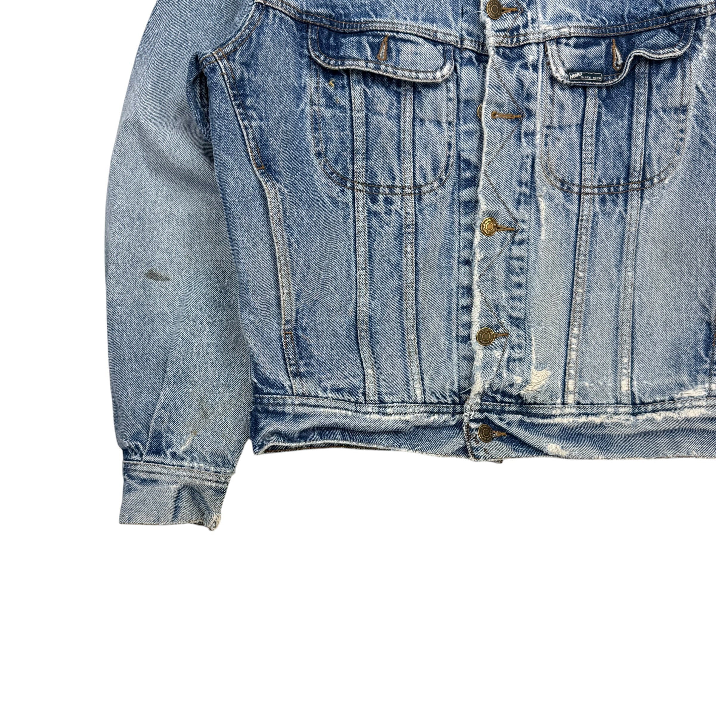 Vintage MWG StormRider Denim Jacket Light Wash