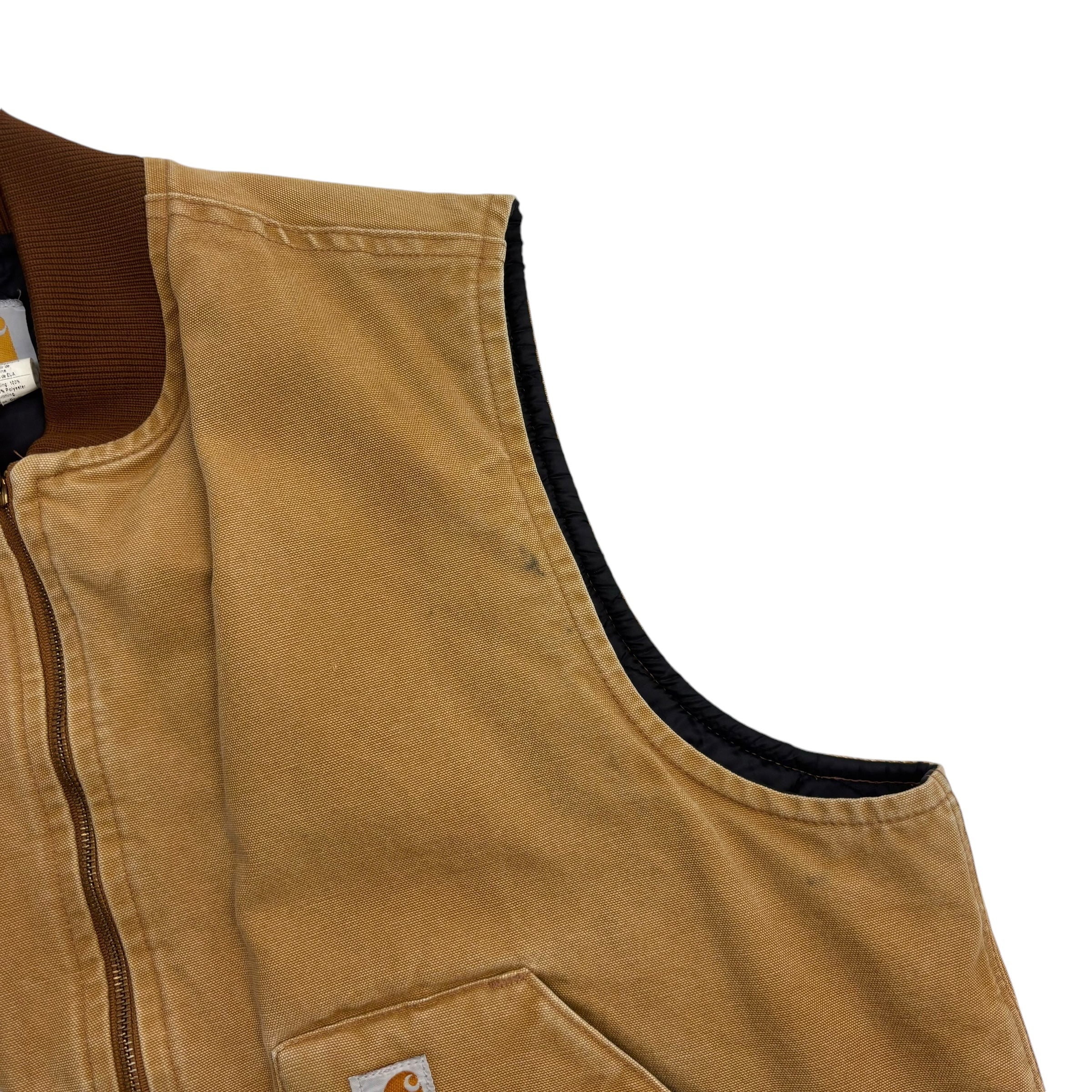 Vintage Carhartt Canvas Vest Tan