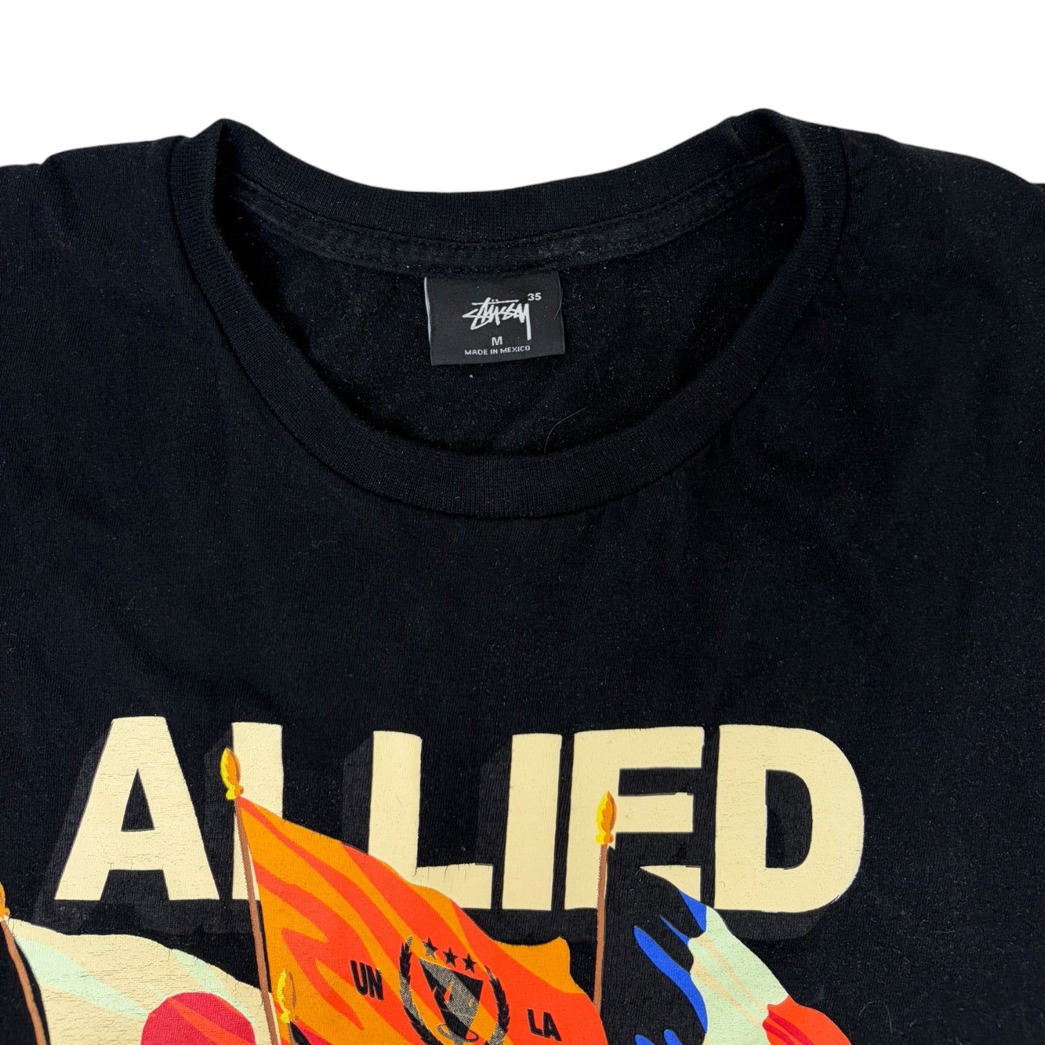 Stüssy x Union 35th Anniversary "Allied Forces" T-Shirt Black