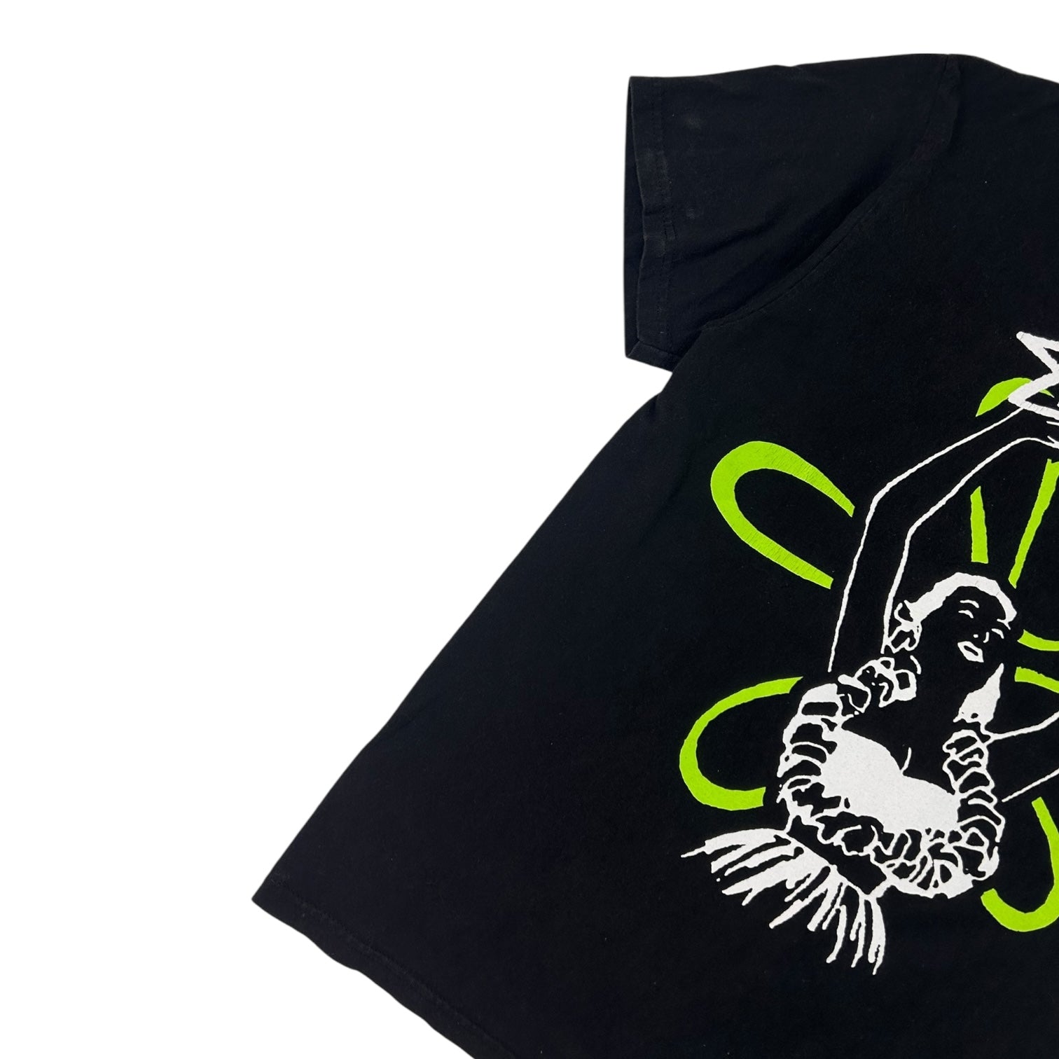 Vintage Stussy Aloha Graphic T-Shirt Black