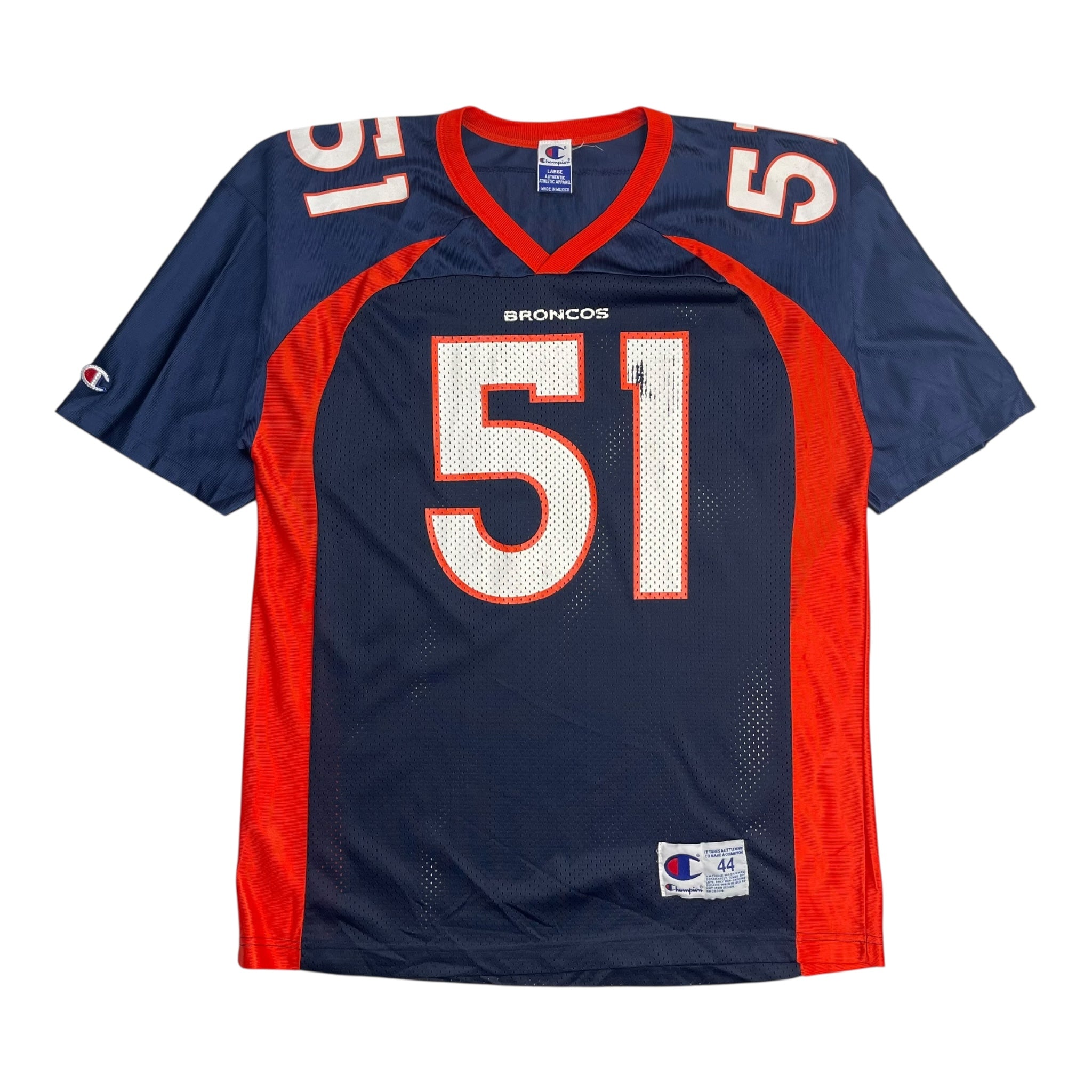 Denver Broncos John Mobley Champion NFL Jersey