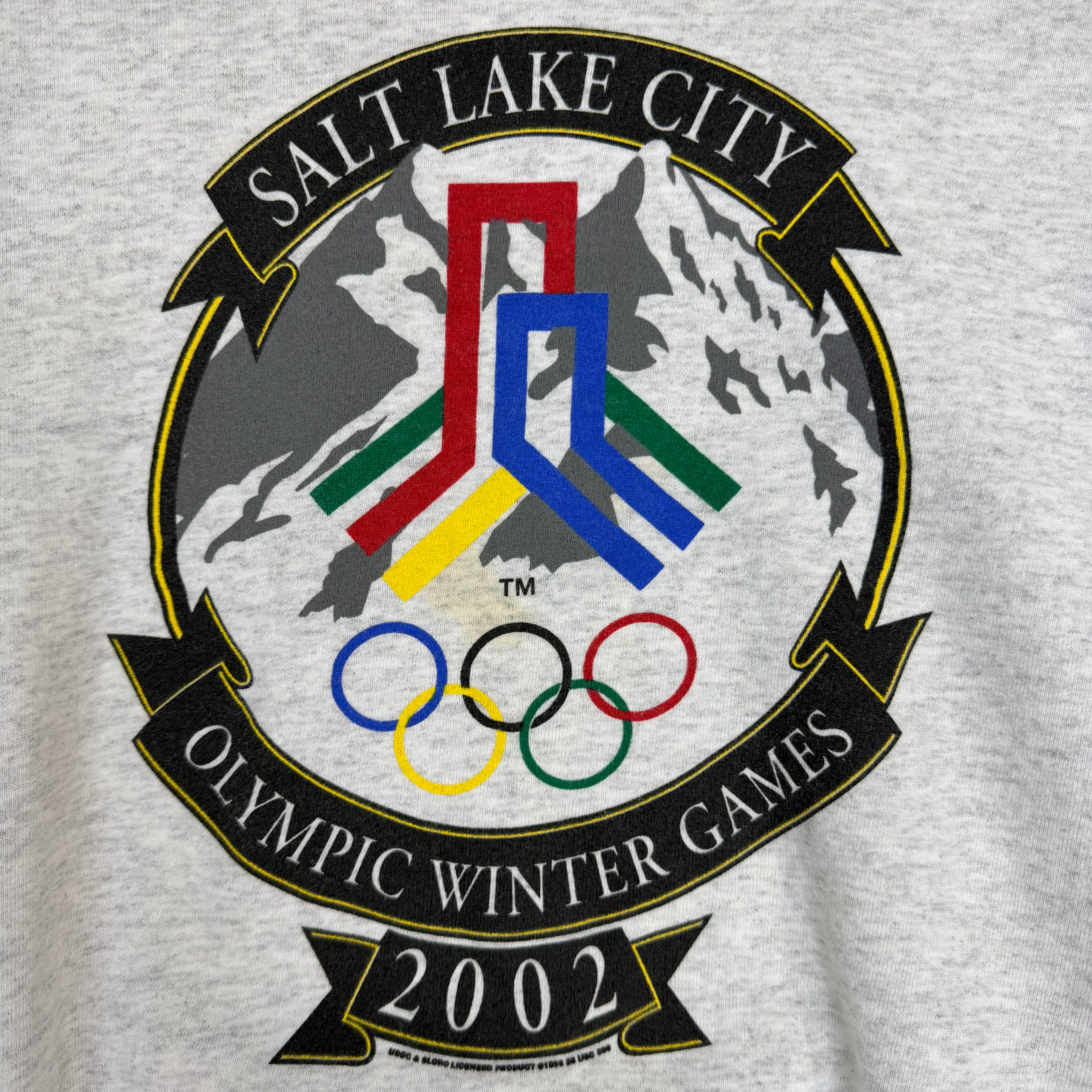 2002 Olympic Winter Games Salt Lake City Crewneck Grey