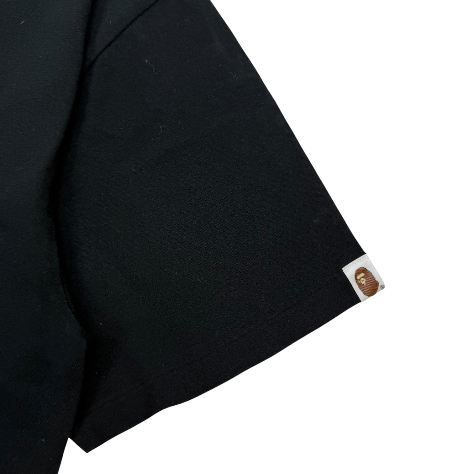 A Bathing Ape Tree Edge Camo College Tee Black