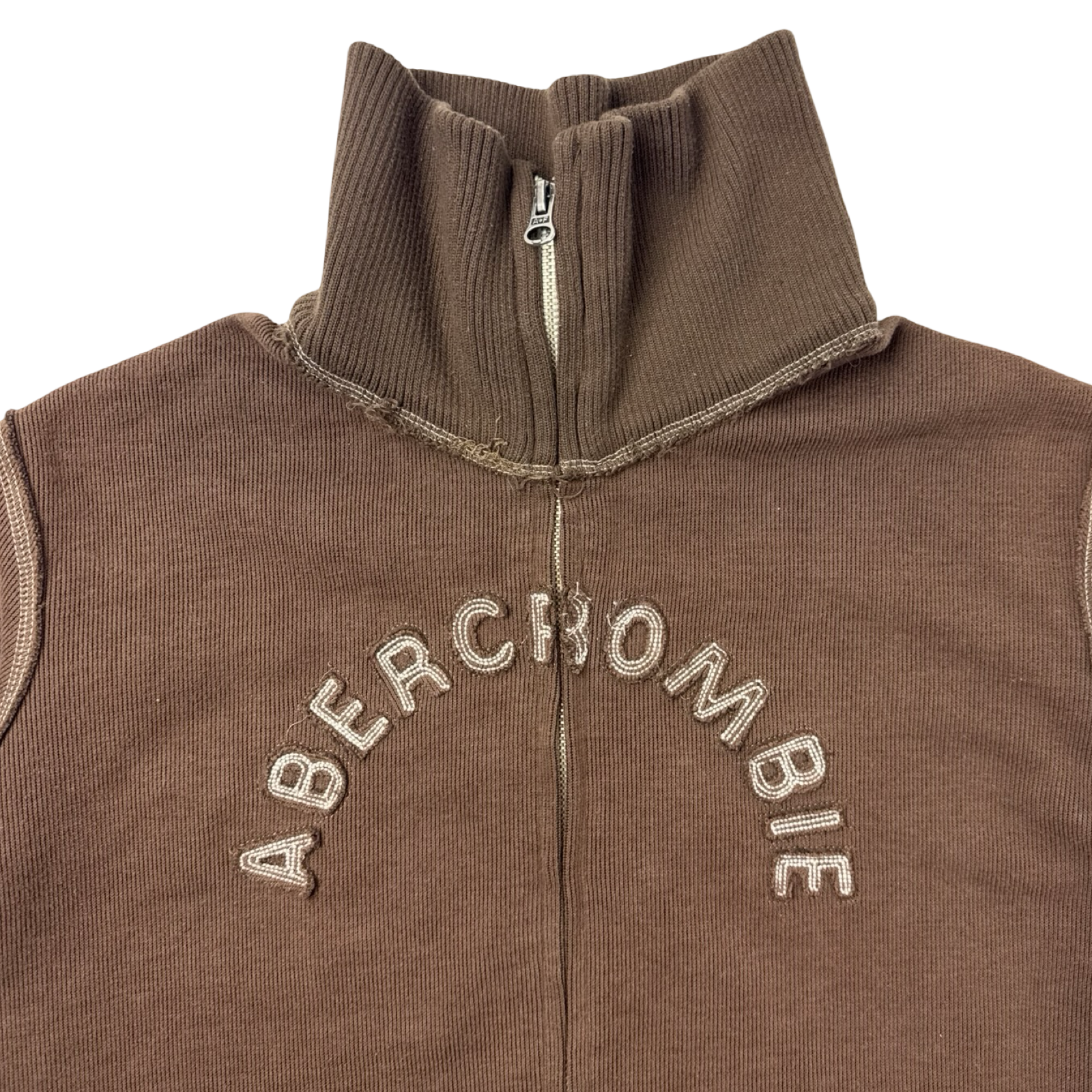 Vintage Y2K Abercrombie Mock Neck Track Zip Up