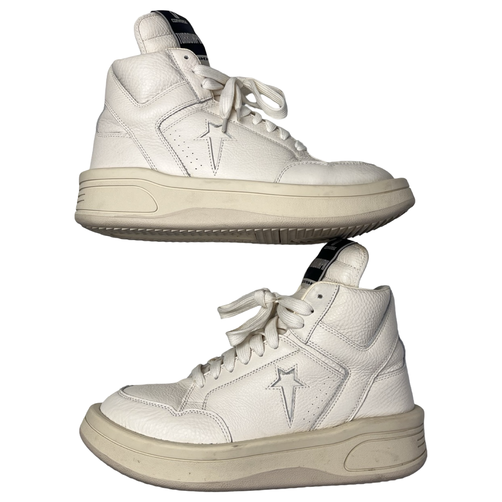 Converse TURBOWPN Mid Rick Owens DRKSHDW Egret (Used)