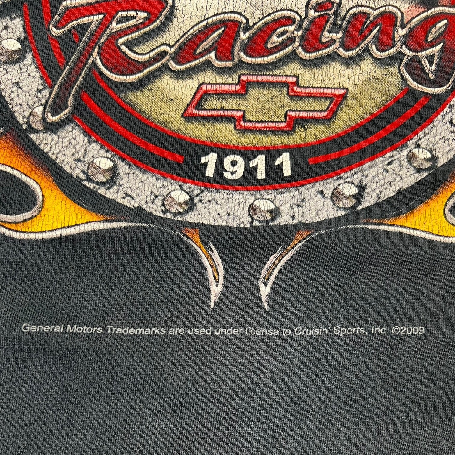 Vintage 2009 Chevy Racing T-Shirt Black