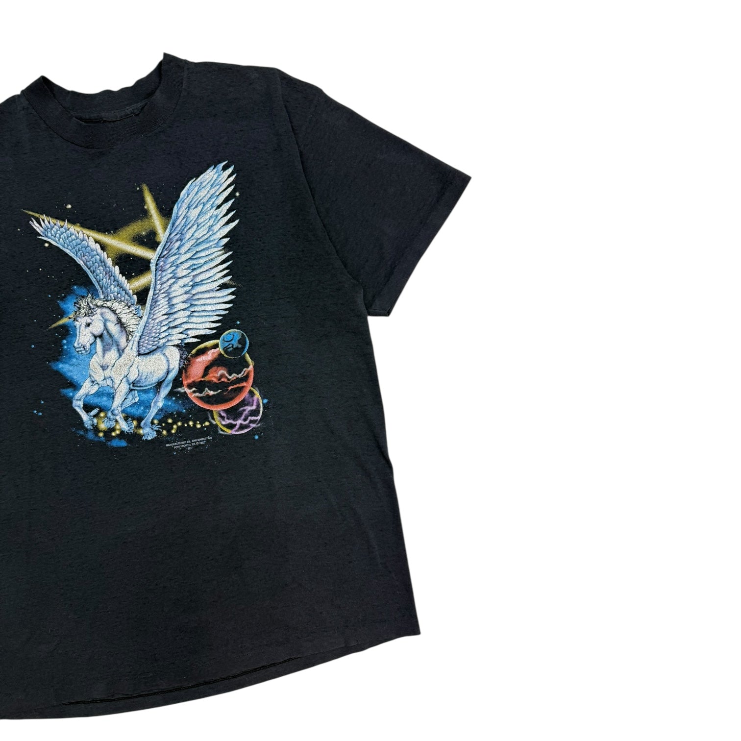 1992 3D Emblem Pegasus T-Shirt Black